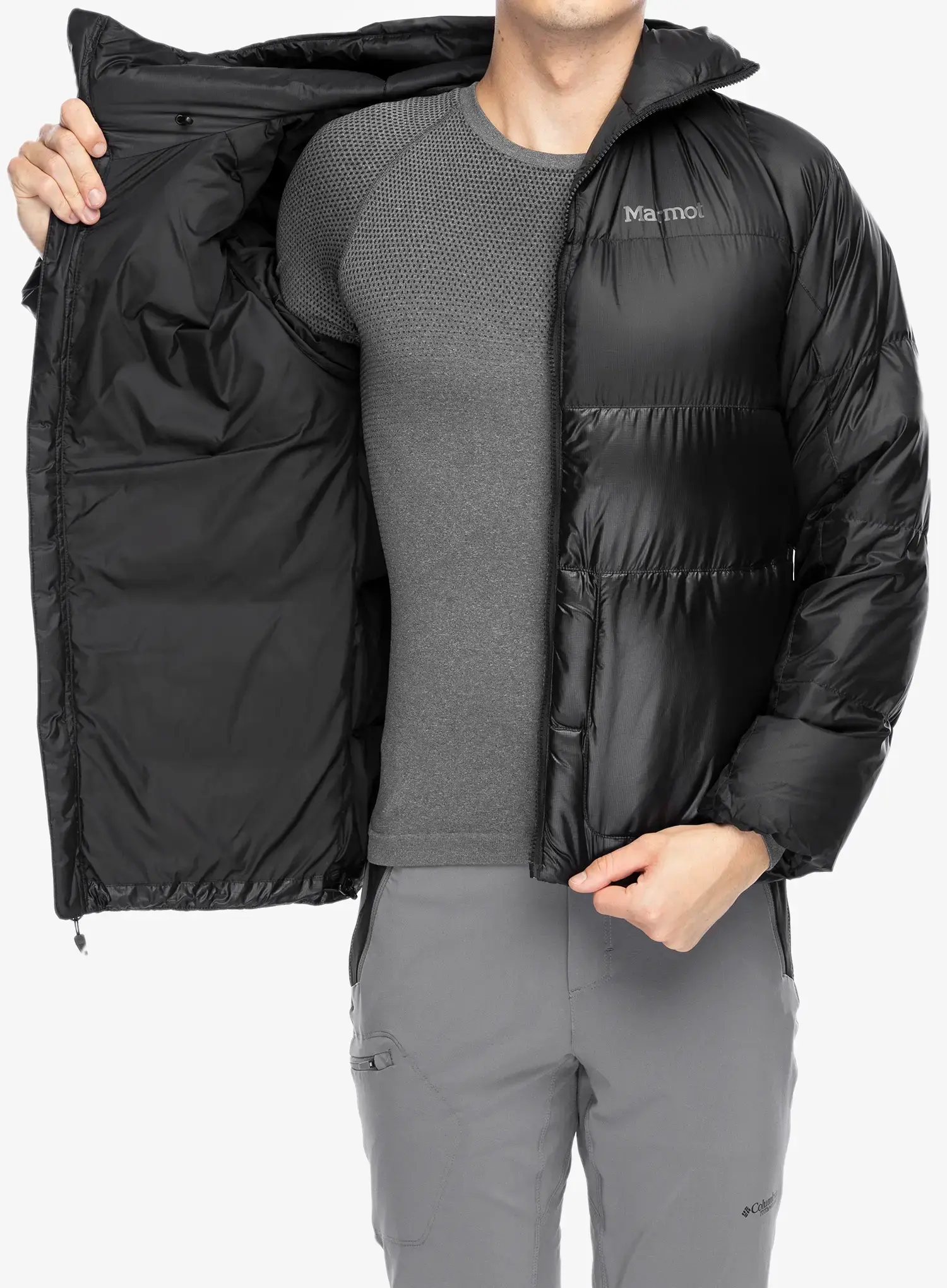 Puhovka Marmot Guides Down Hoody - black/black