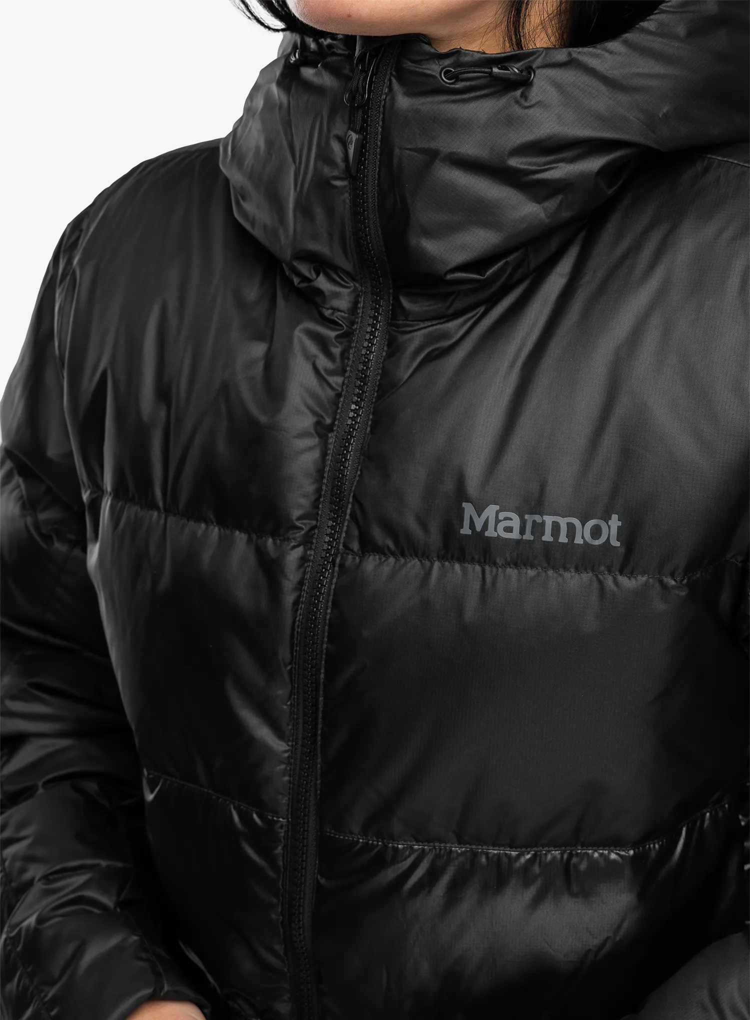 Ženska puhovka Marmot Guides Down Hoody - black/black