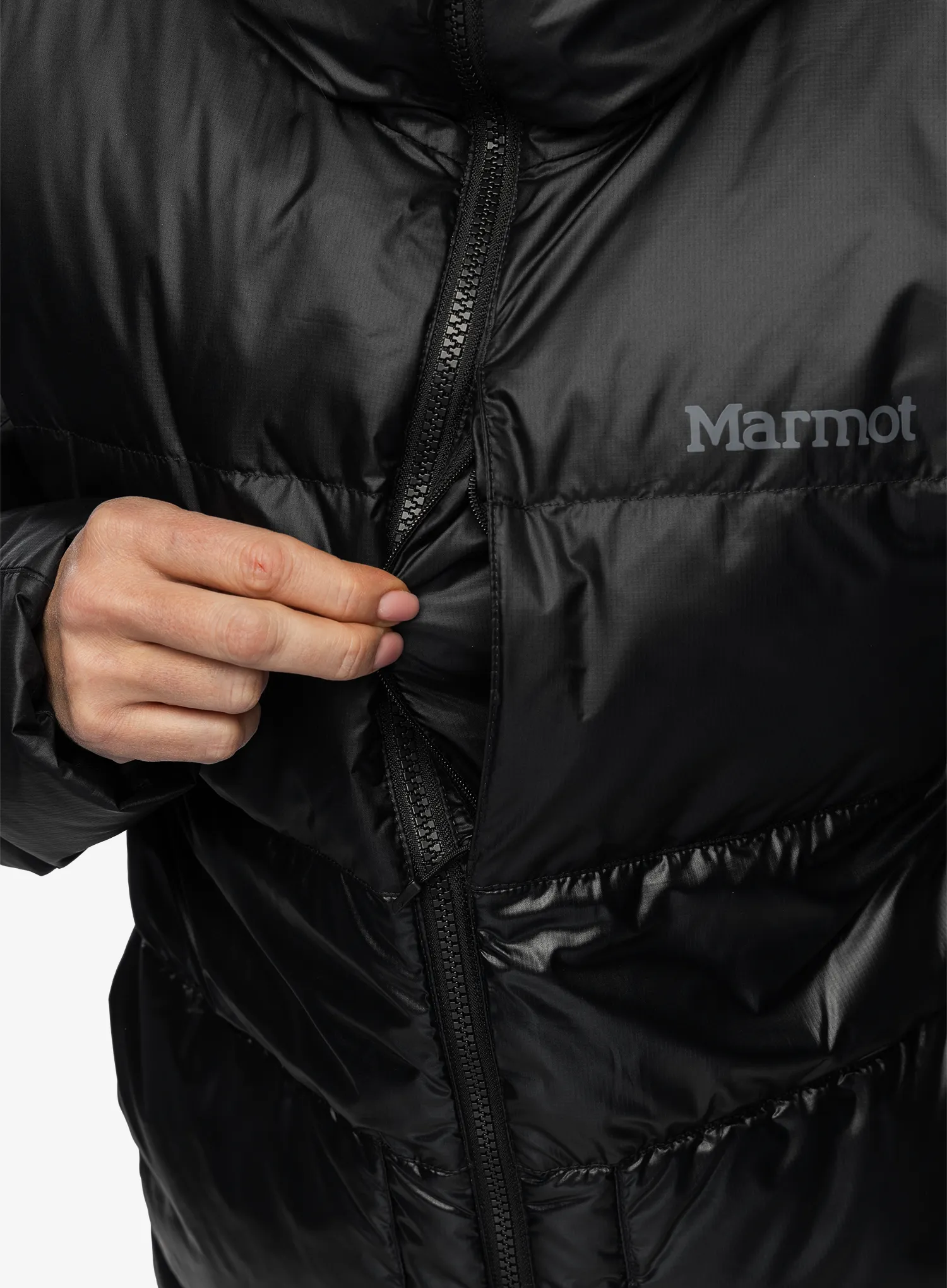 Ženska puhovka Marmot Guides Down Hoody - black/black