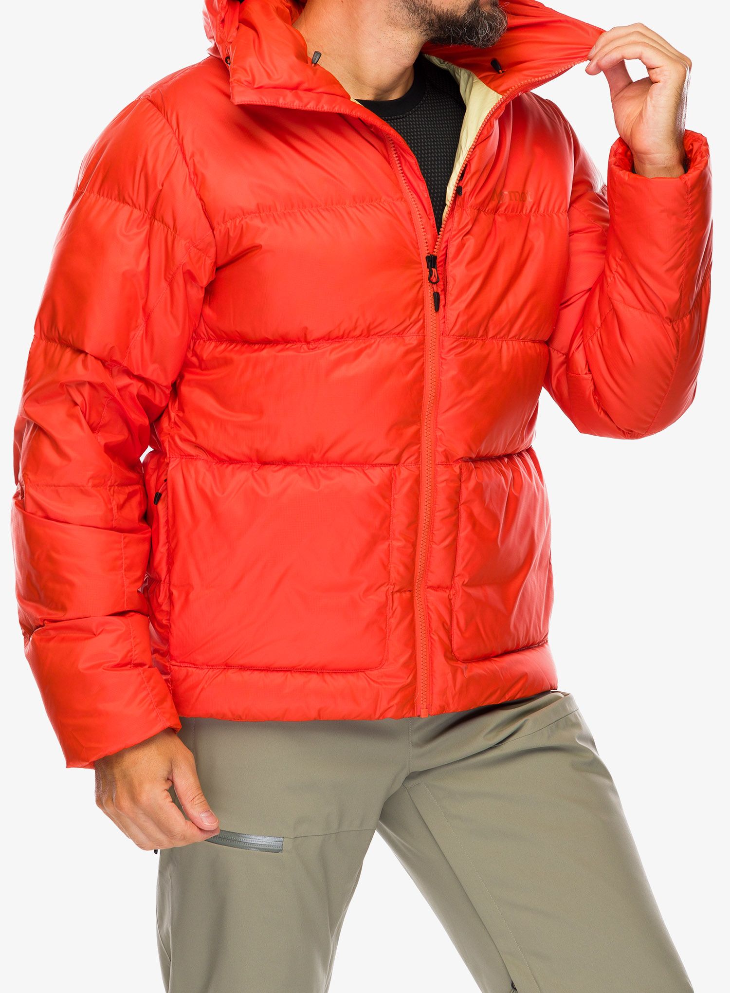 Puhovka Marmot Guides Down Hoody - flame