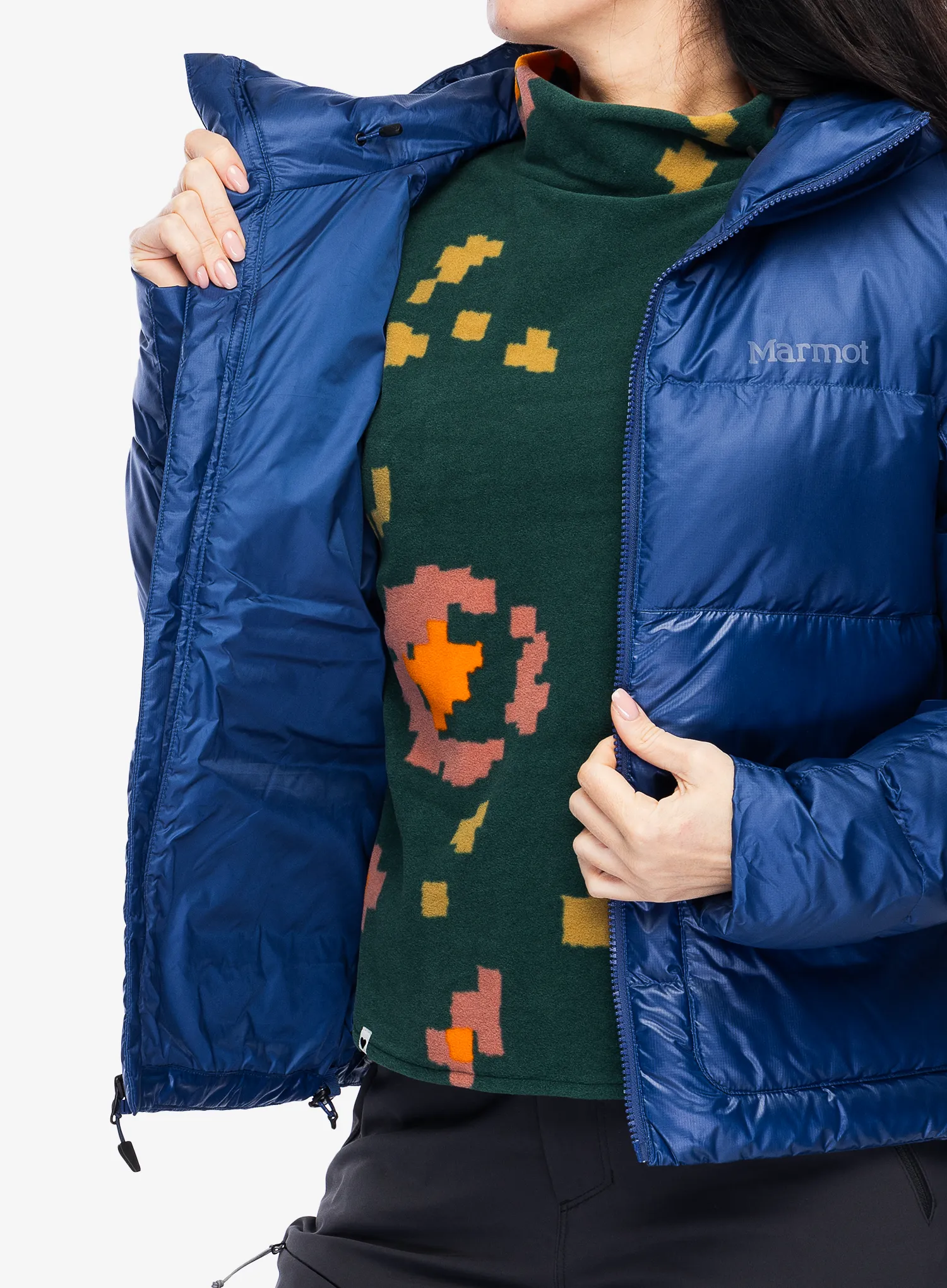 Ženska zimska jakna Marmot Guides Down Hoody - twilight blue