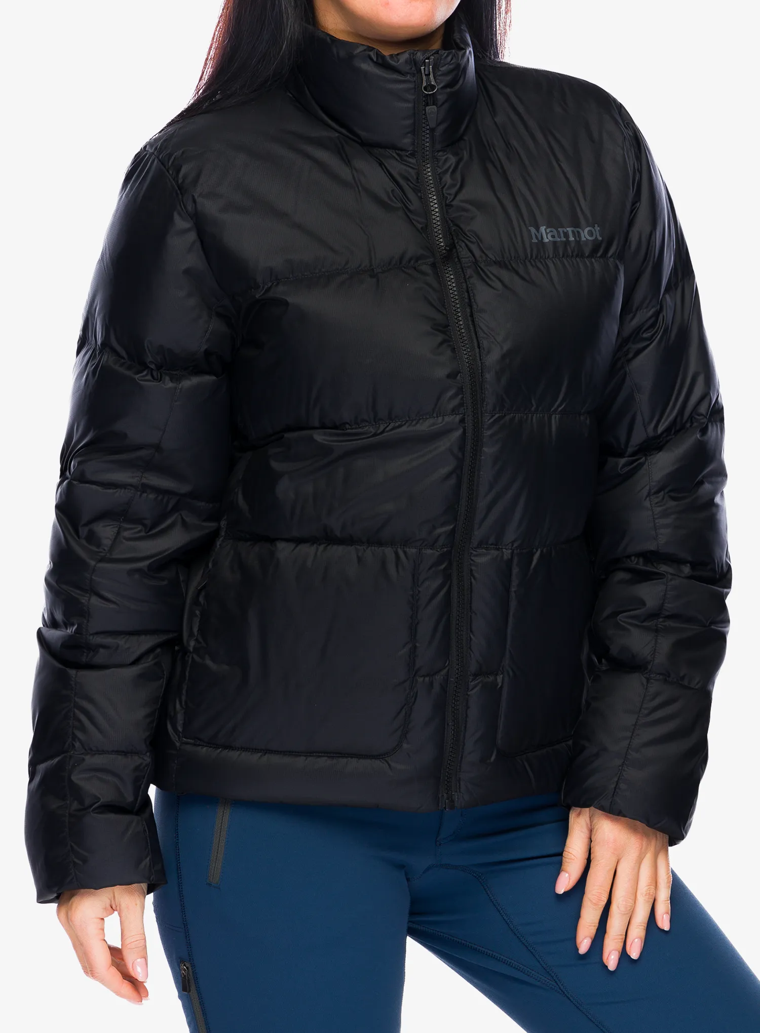 Ženska puhovka Marmot Guides Down Jacket - black