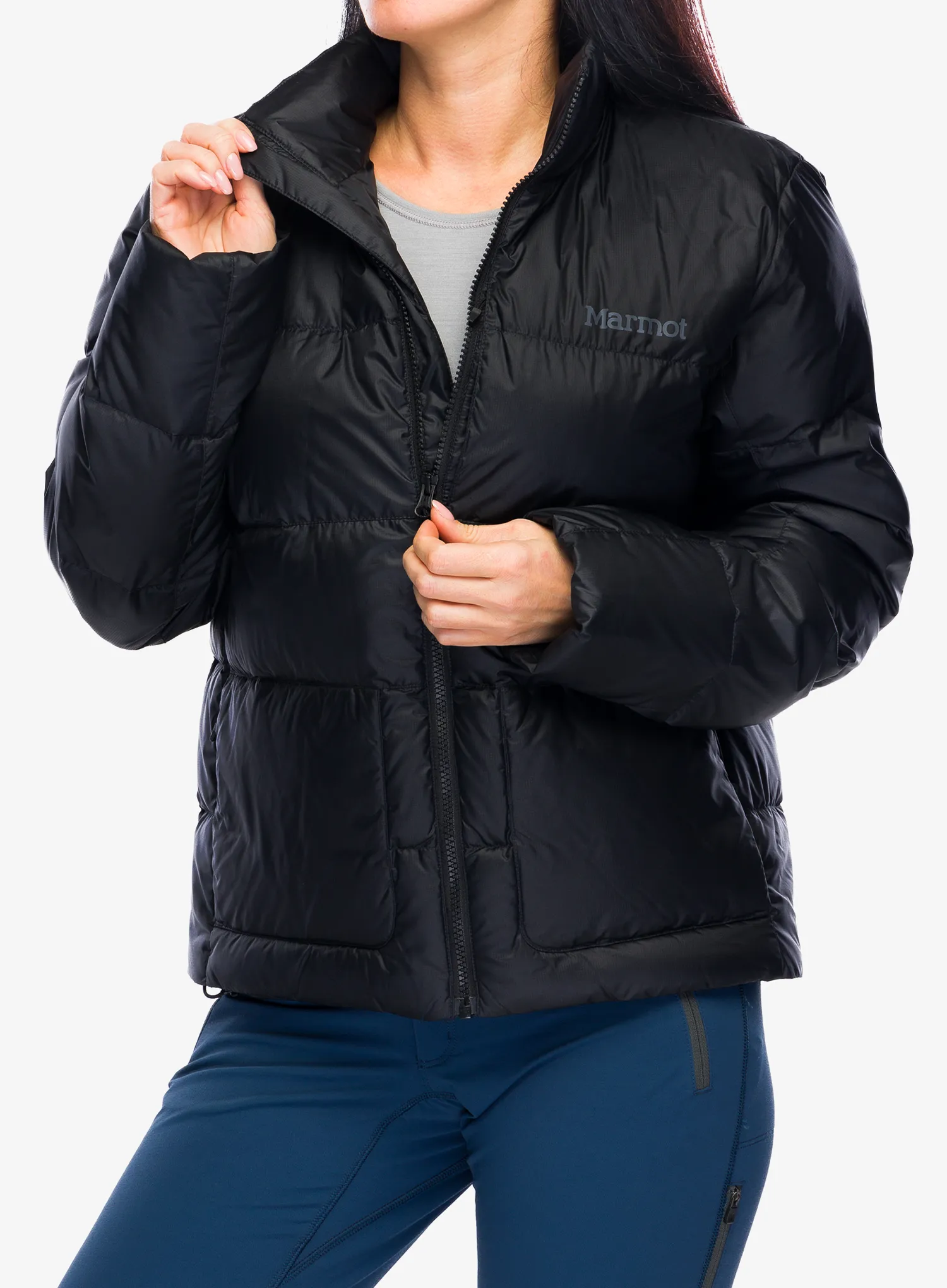 Ženska puhovka Marmot Guides Down Jacket - black
