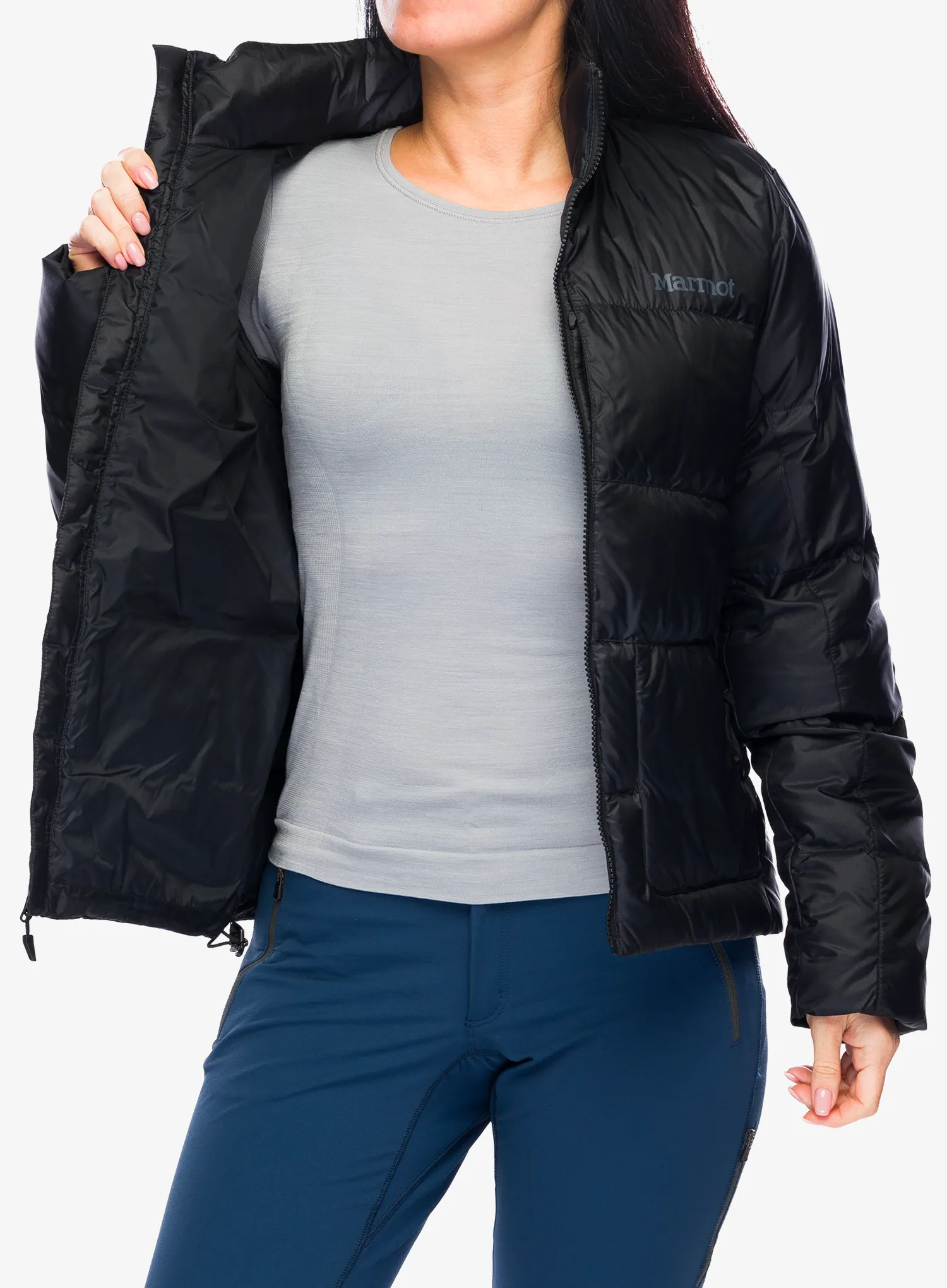 Ženska puhovka Marmot Guides Down Jacket - black