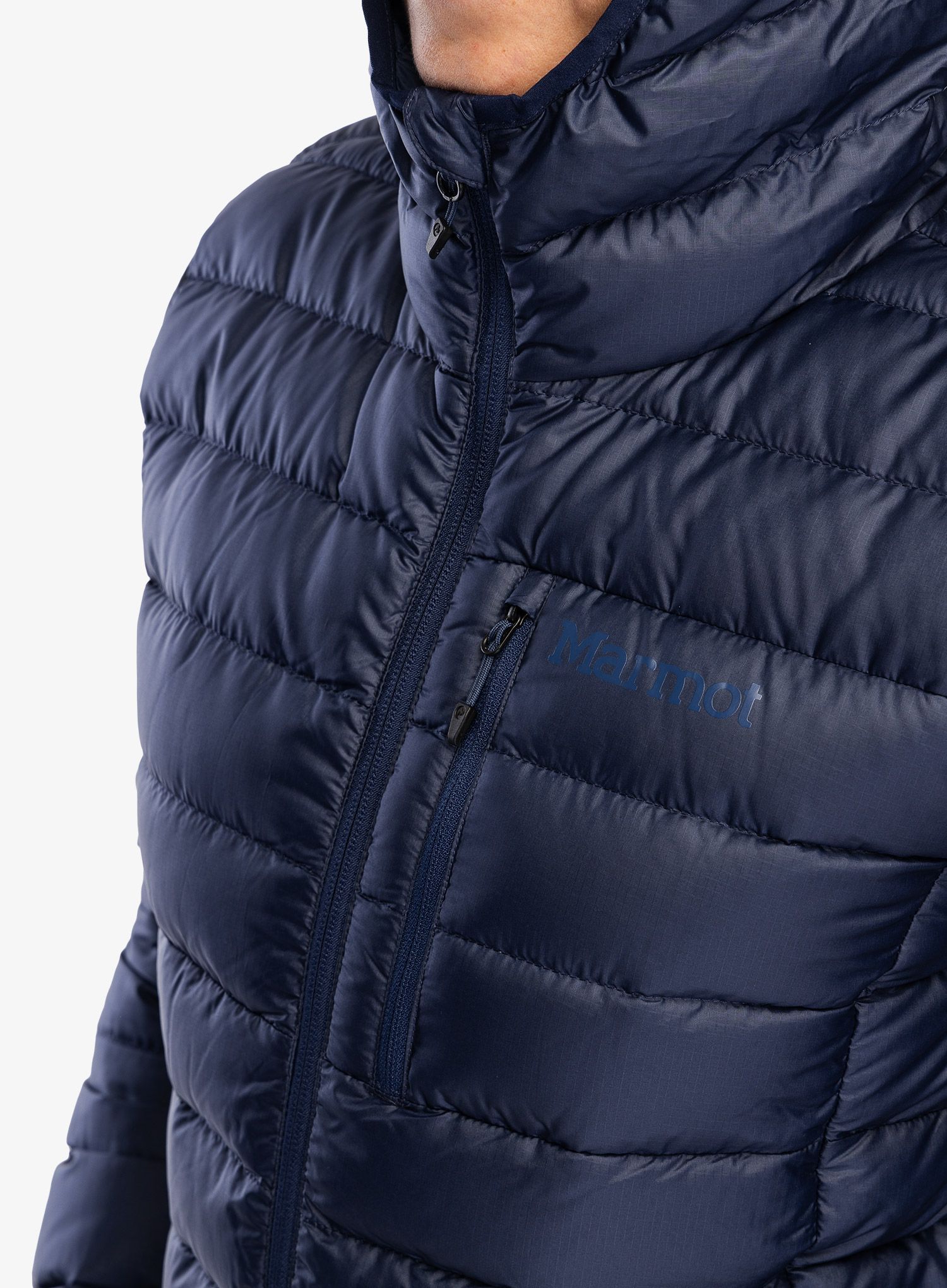 Ženska puhovka Marmot Highlander Hoody - arctic navy/navy