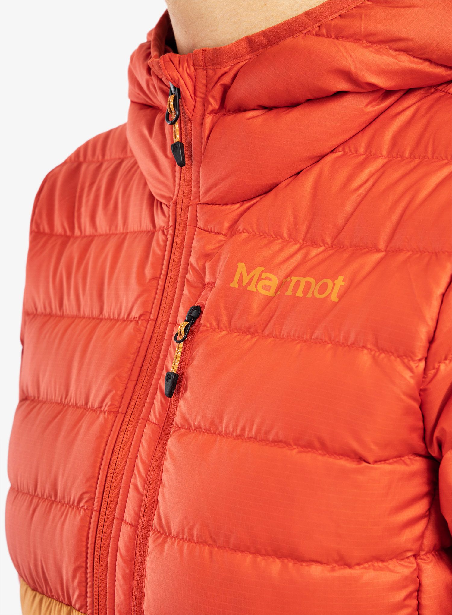 Ženska puhovka Marmot Highlander Hoody - cairo/copper