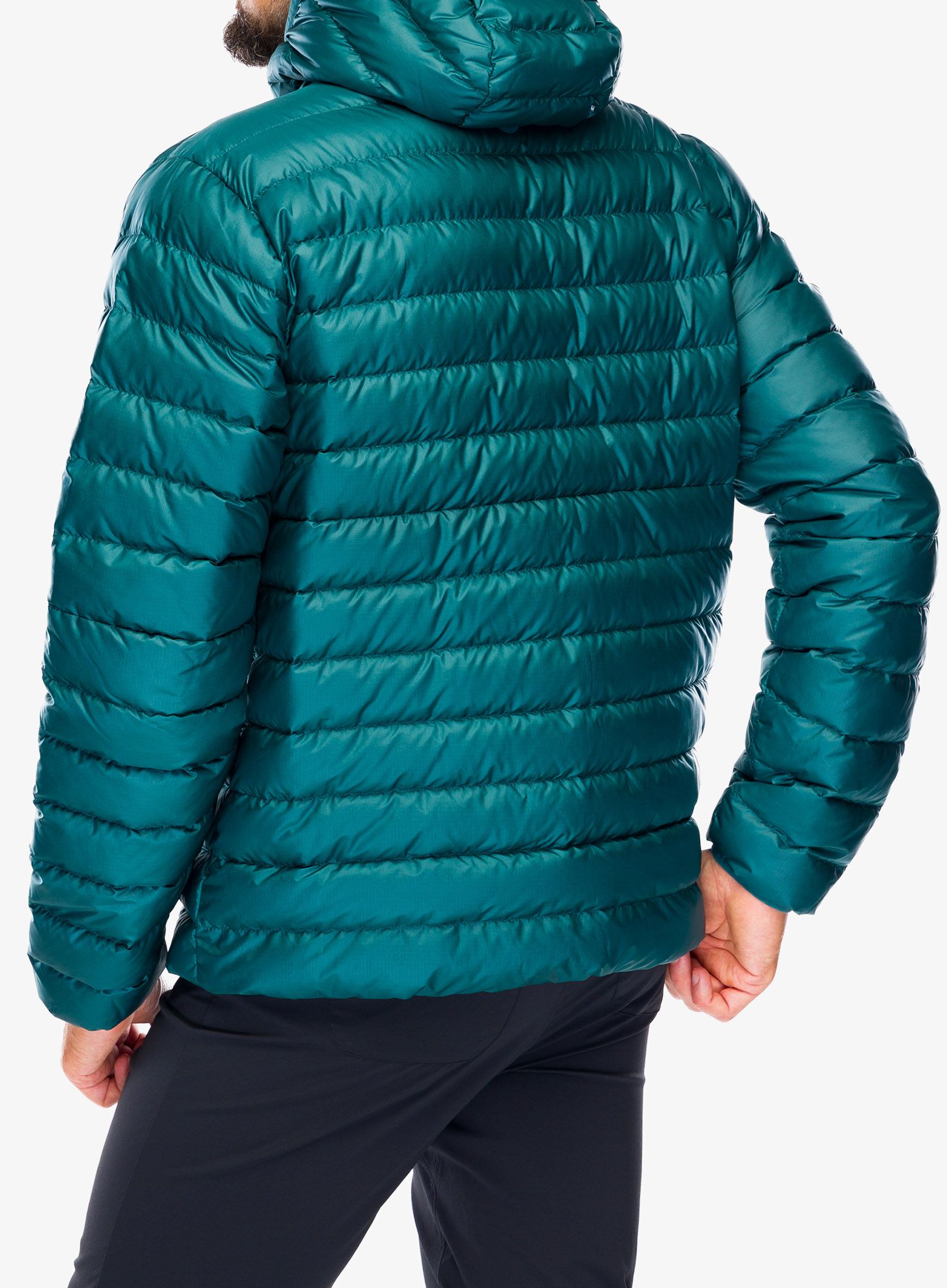 Puhovka Marmot Highlander Hoody - dark jungle