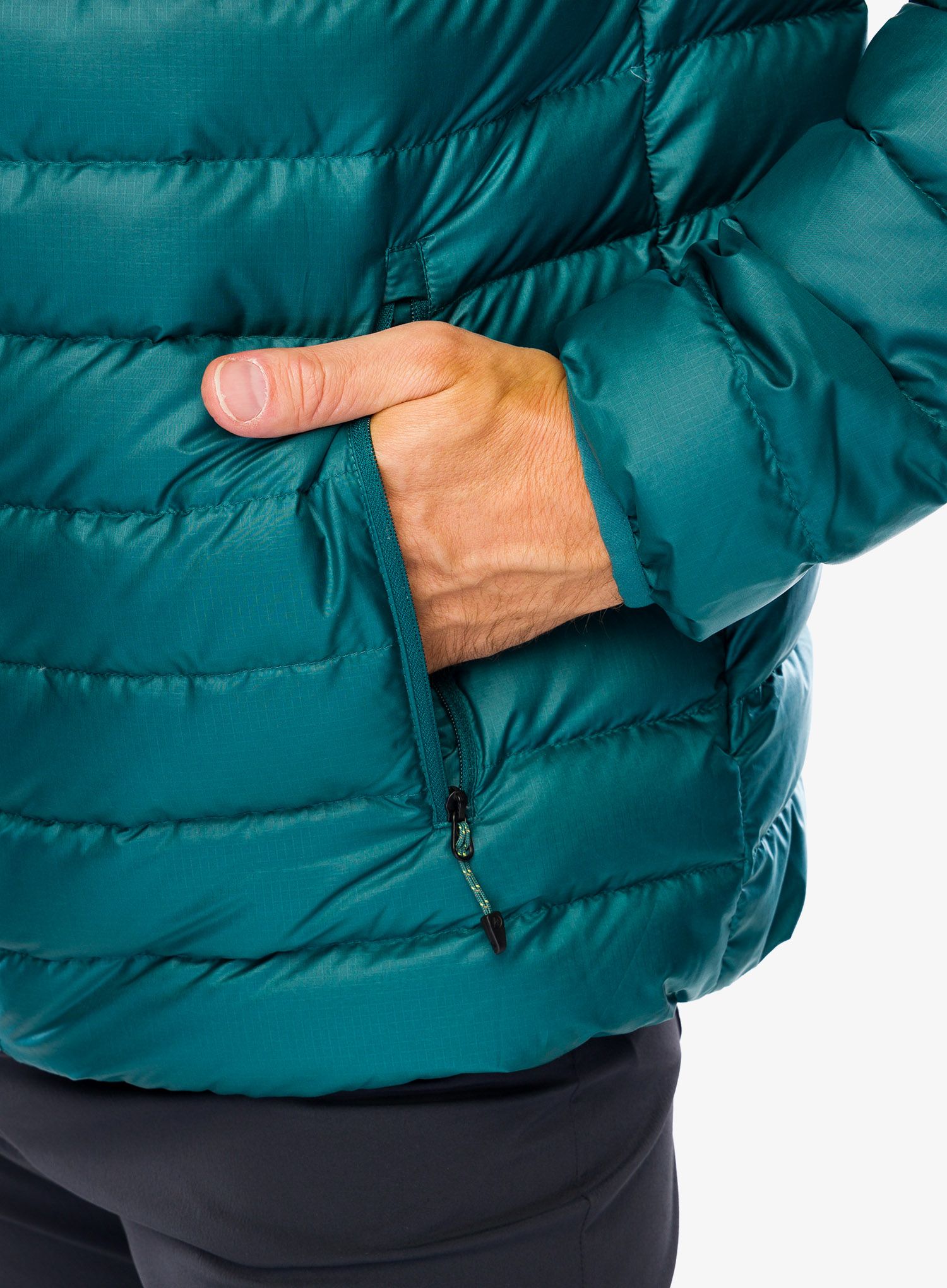 Puhovka Marmot Highlander Hoody - dark jungle