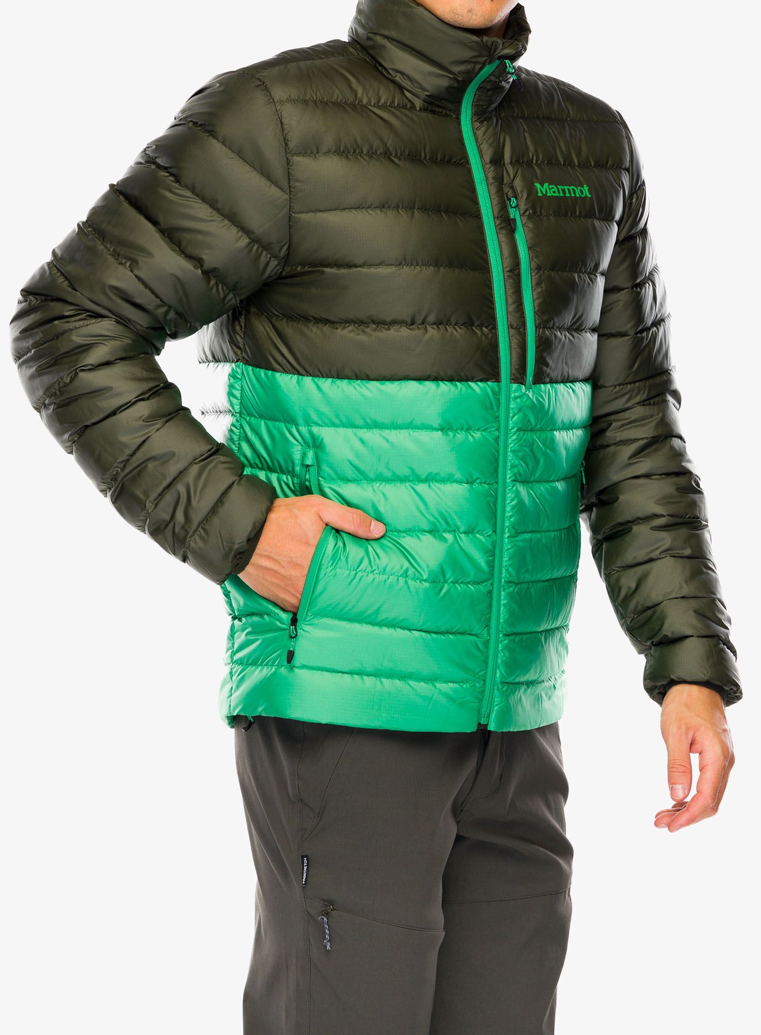 Zimska jakna Marmot Highlander Jacket - rosin green/clover