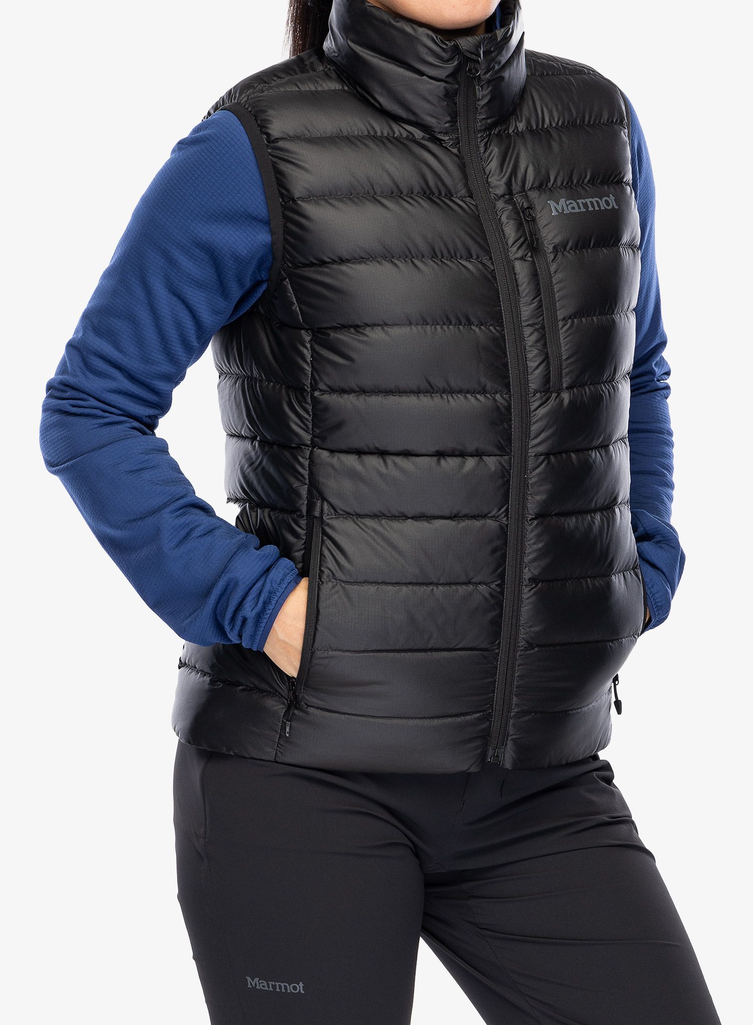 Ženski brezrokavnik Marmot Highlander Vest - black/black