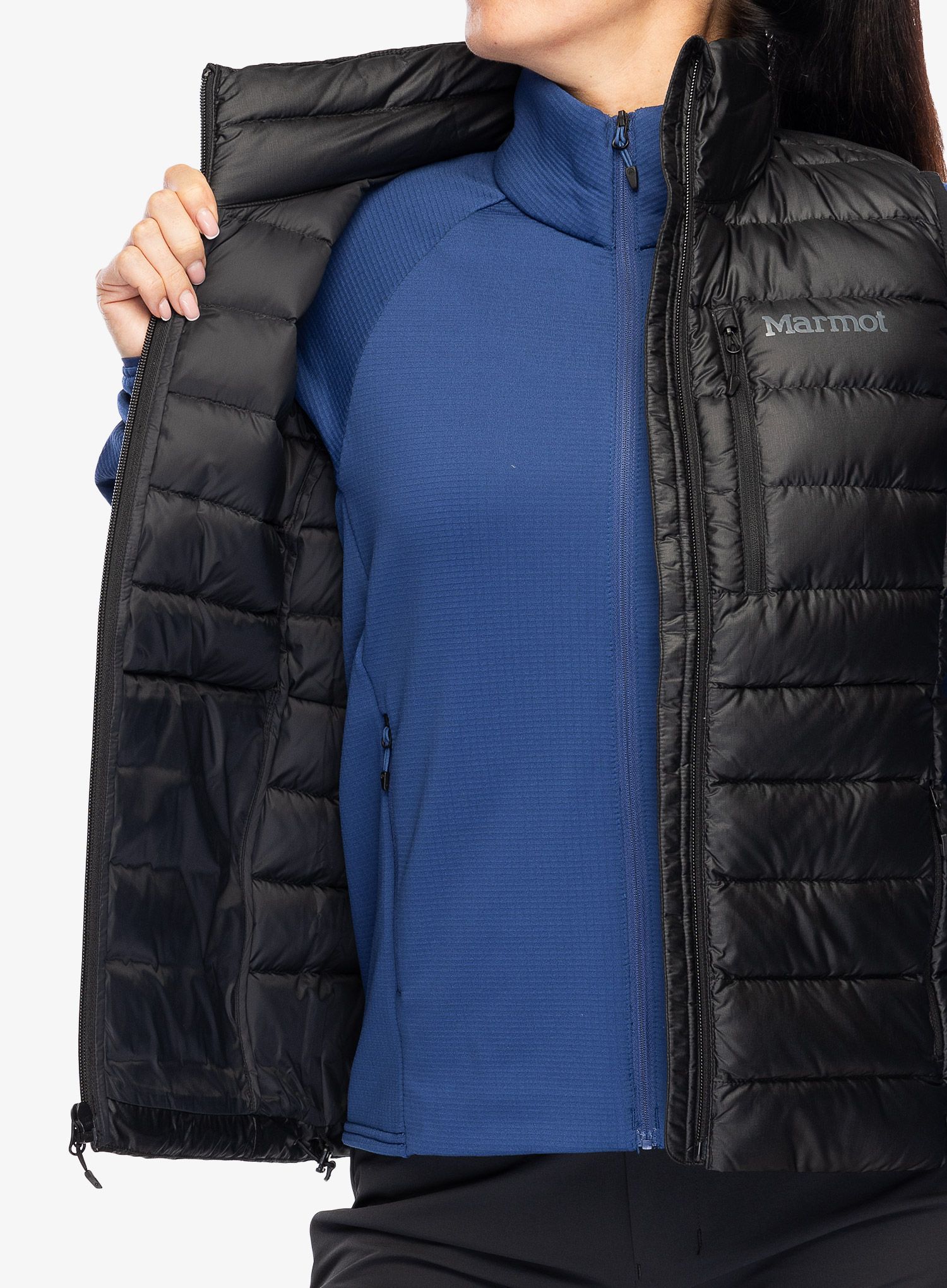 Ženski brezrokavnik Marmot Highlander Vest - black/black