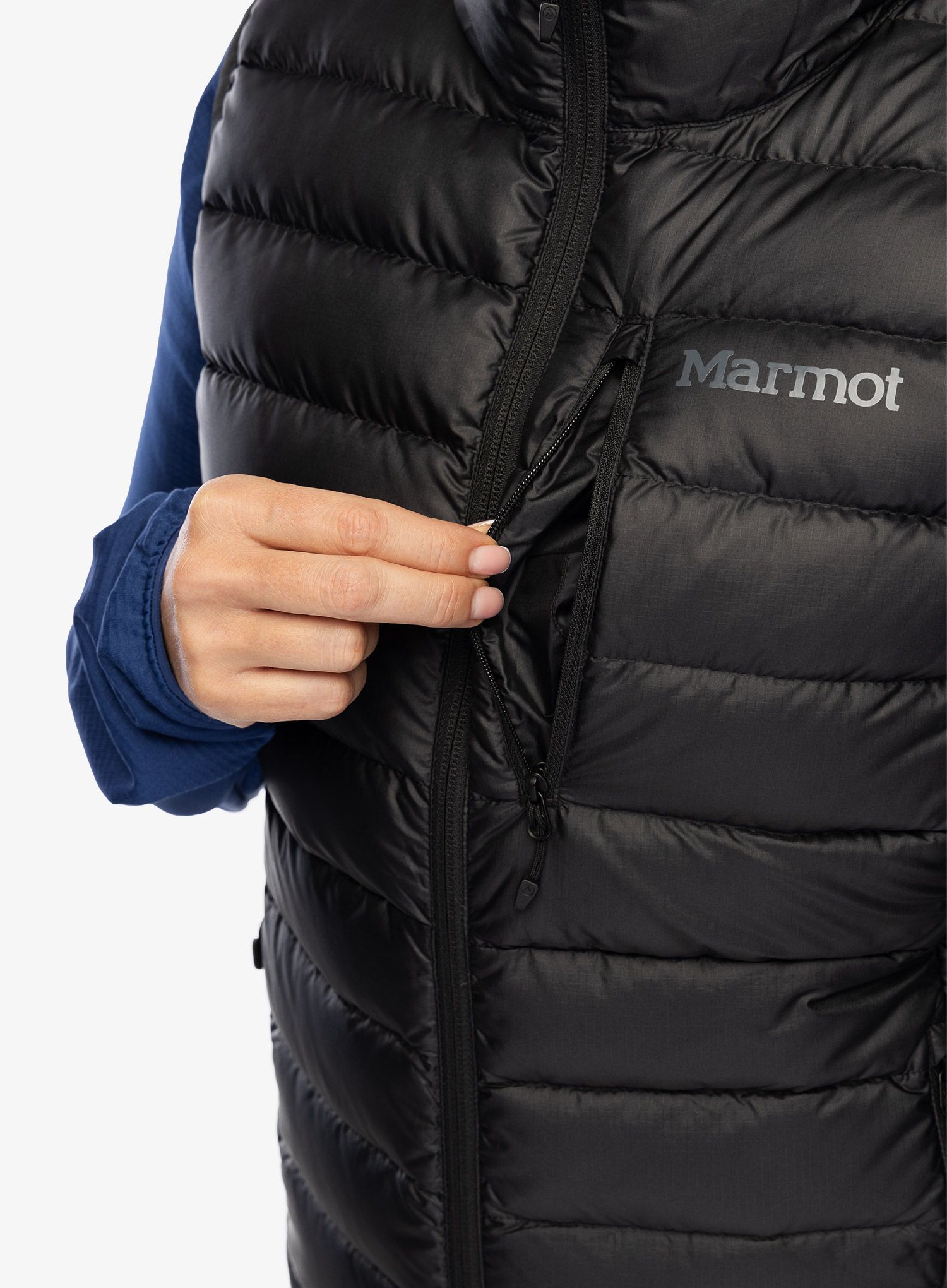 Ženski brezrokavnik Marmot Highlander Vest - black/black