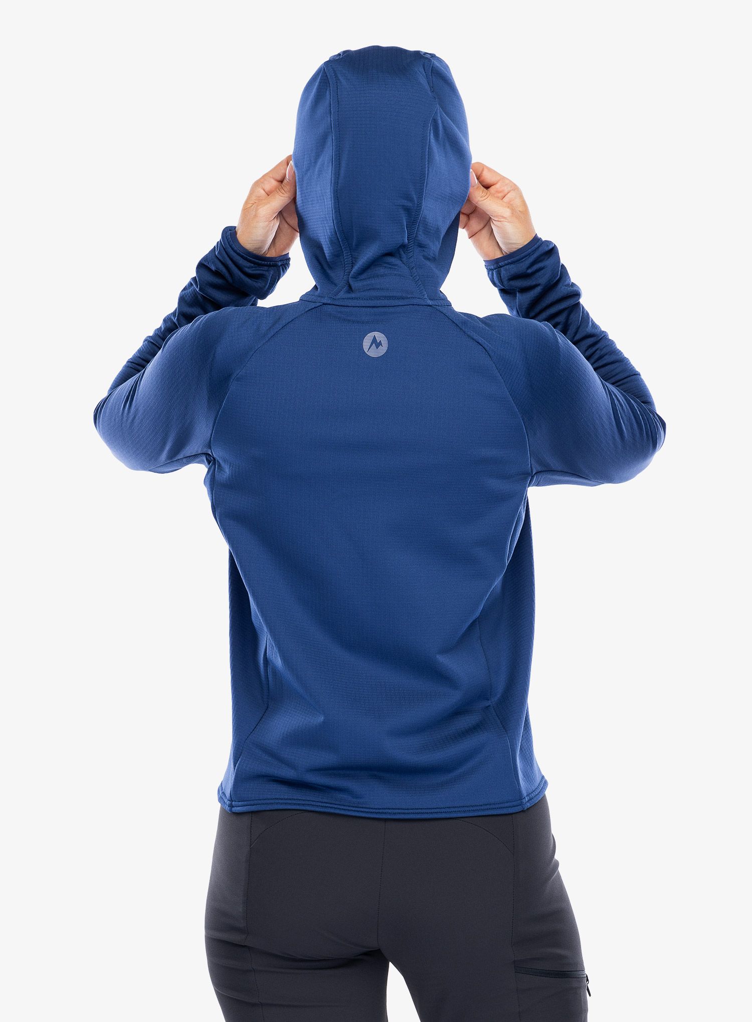 Ženska jopica z zadrgo Marmot Leconte Fleece Hoody - twilight blue