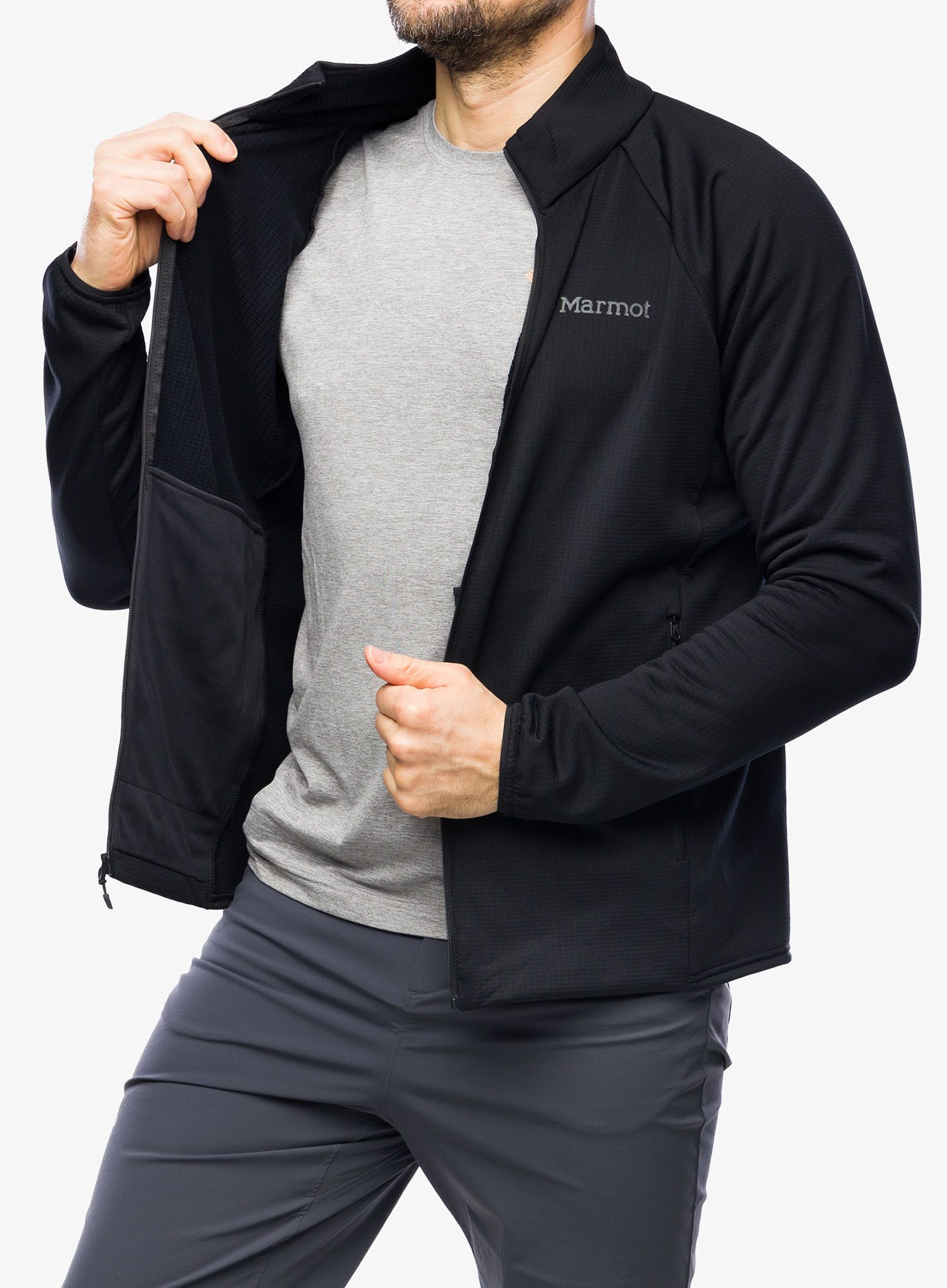 Flis Marmot Leconte Fleece Jacket - black