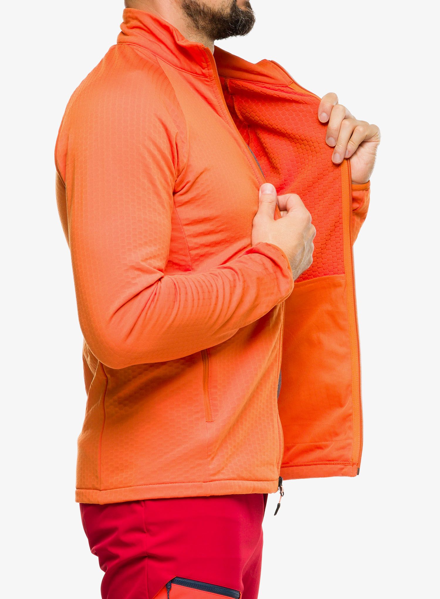 Flis Marmot Leconte Fleece Jacket - tangelo
