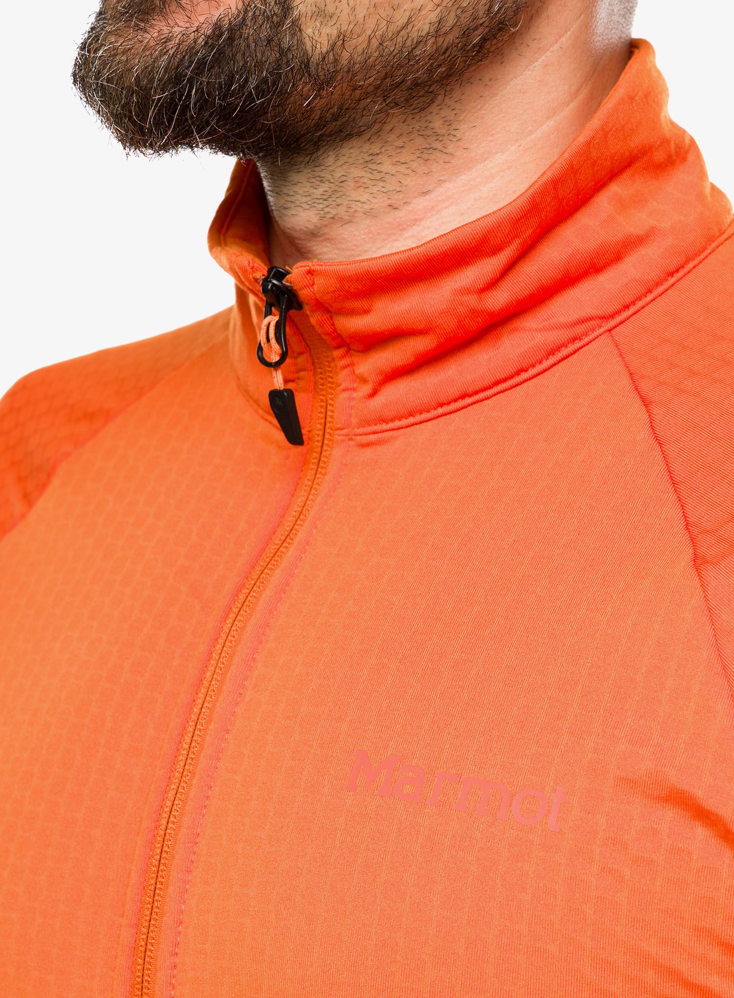 Flis Marmot Leconte Fleece Jacket - tangelo