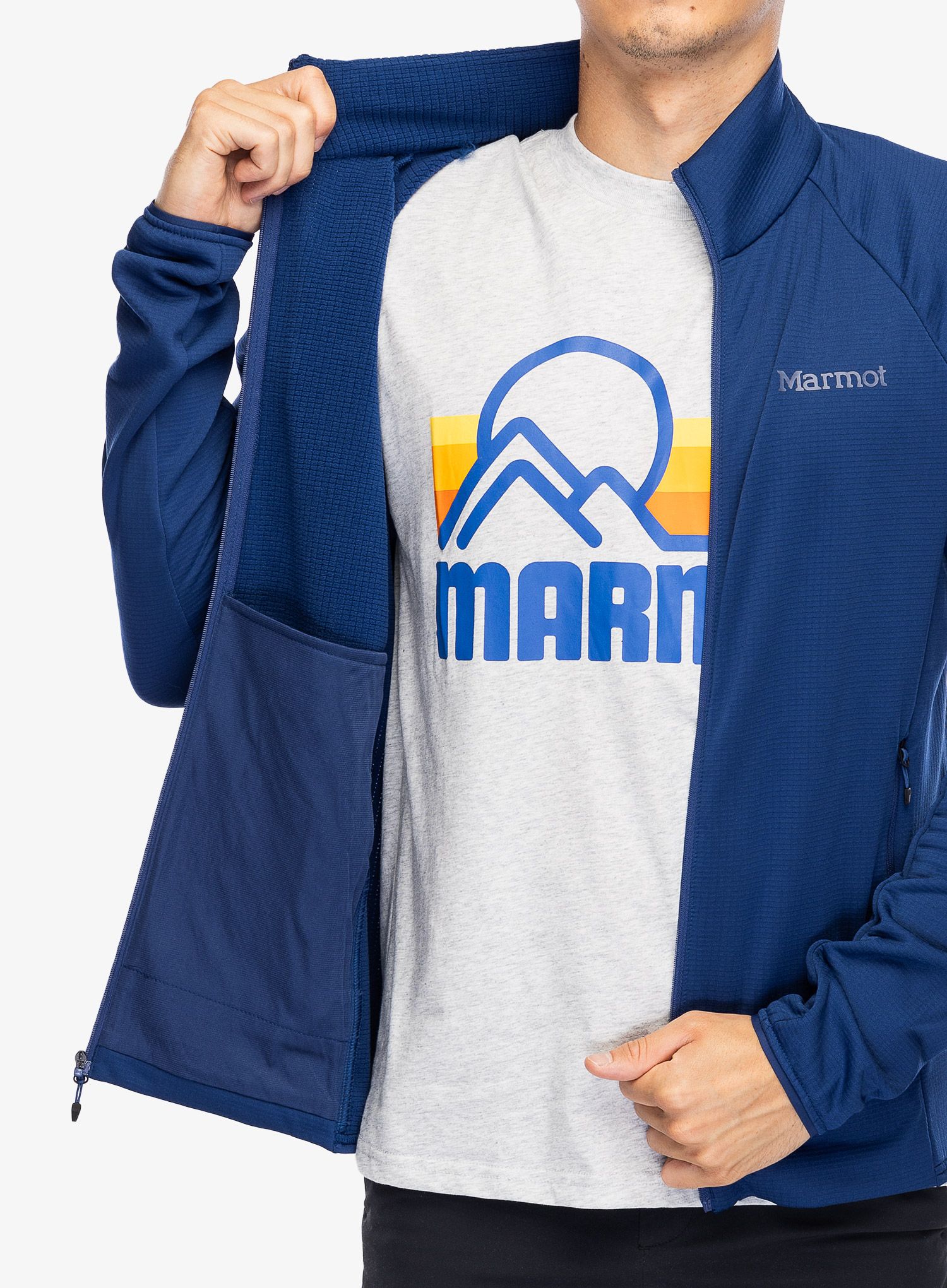 Flis Marmot Leconte Fleece Jacket - twilight blue