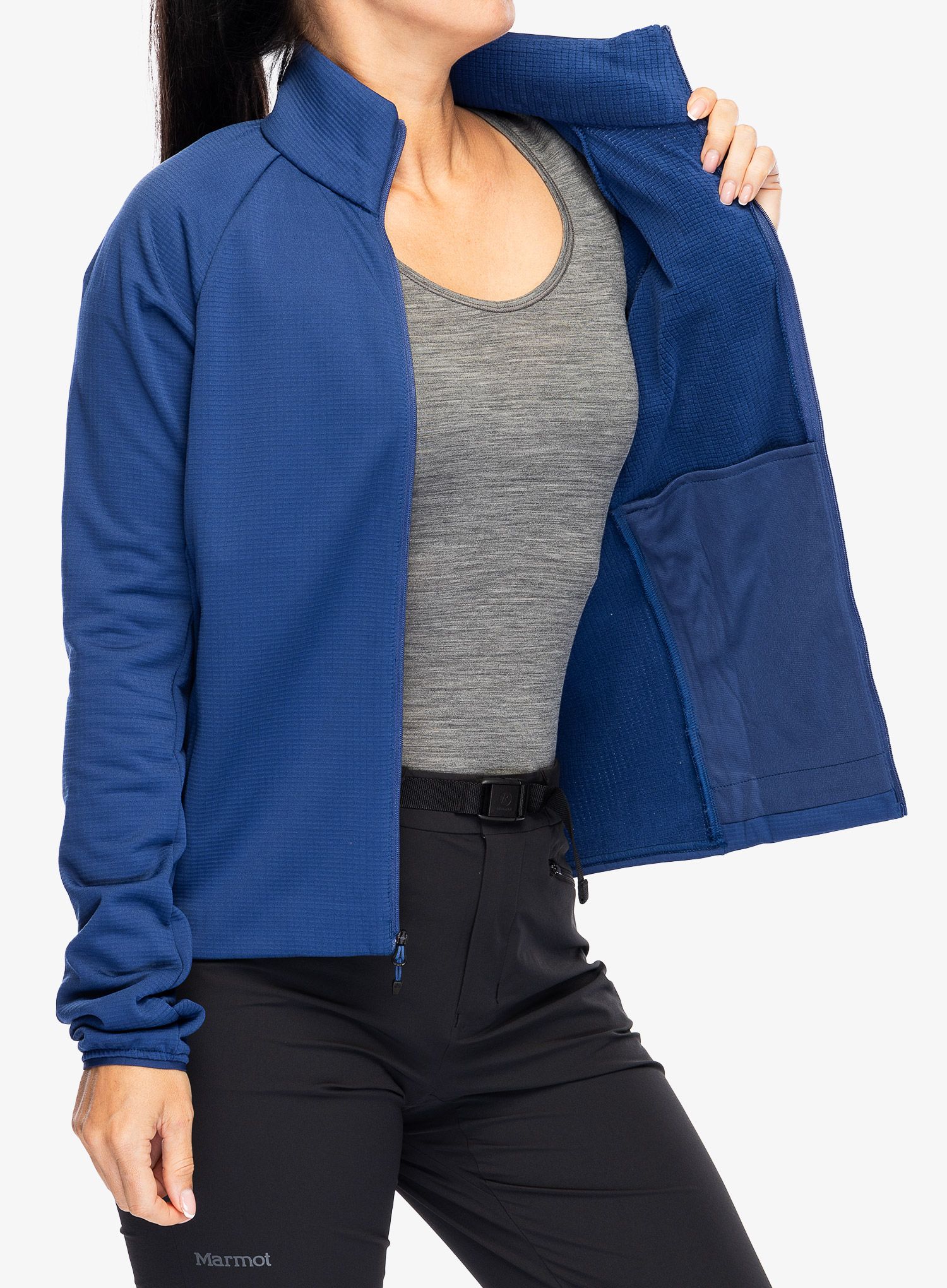 Ženski flis Marmot Leconte Fleece Jacket - twilight blue
