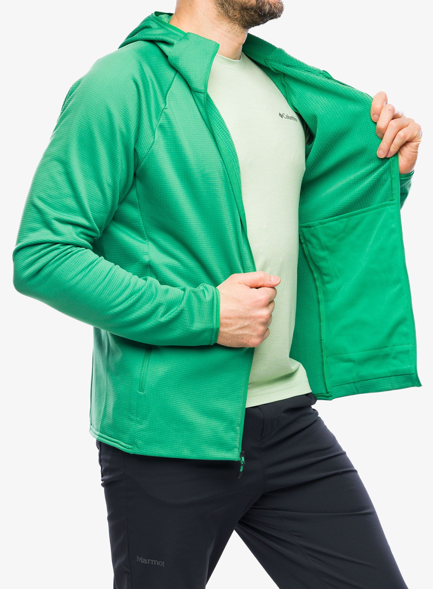Flis Marmot Leconte Full Zip Hoody - clover