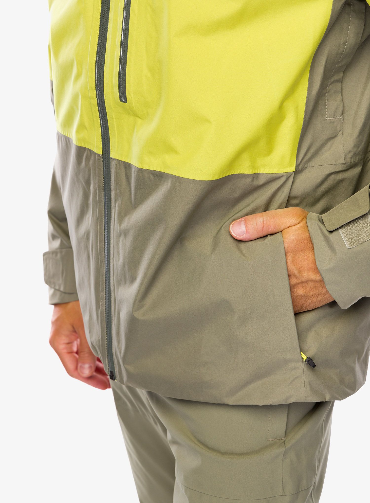 GORE-TEX jakna Marmot Lightray GORE-TEX Jacket - limelight/vetiver