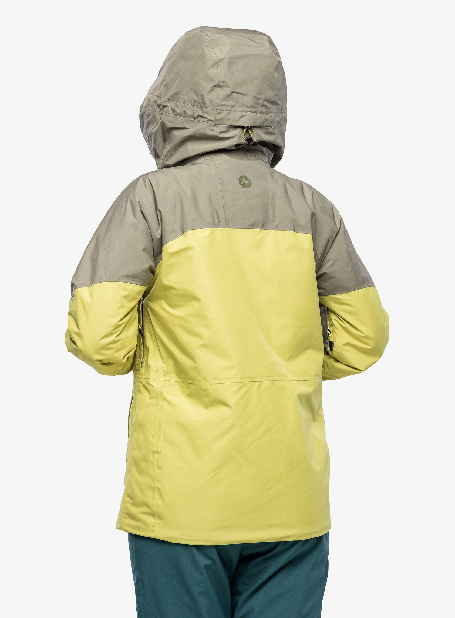 Ženska smučarska jakna Marmot Lightray GORE-TEX Jacket - vetiver/limelight