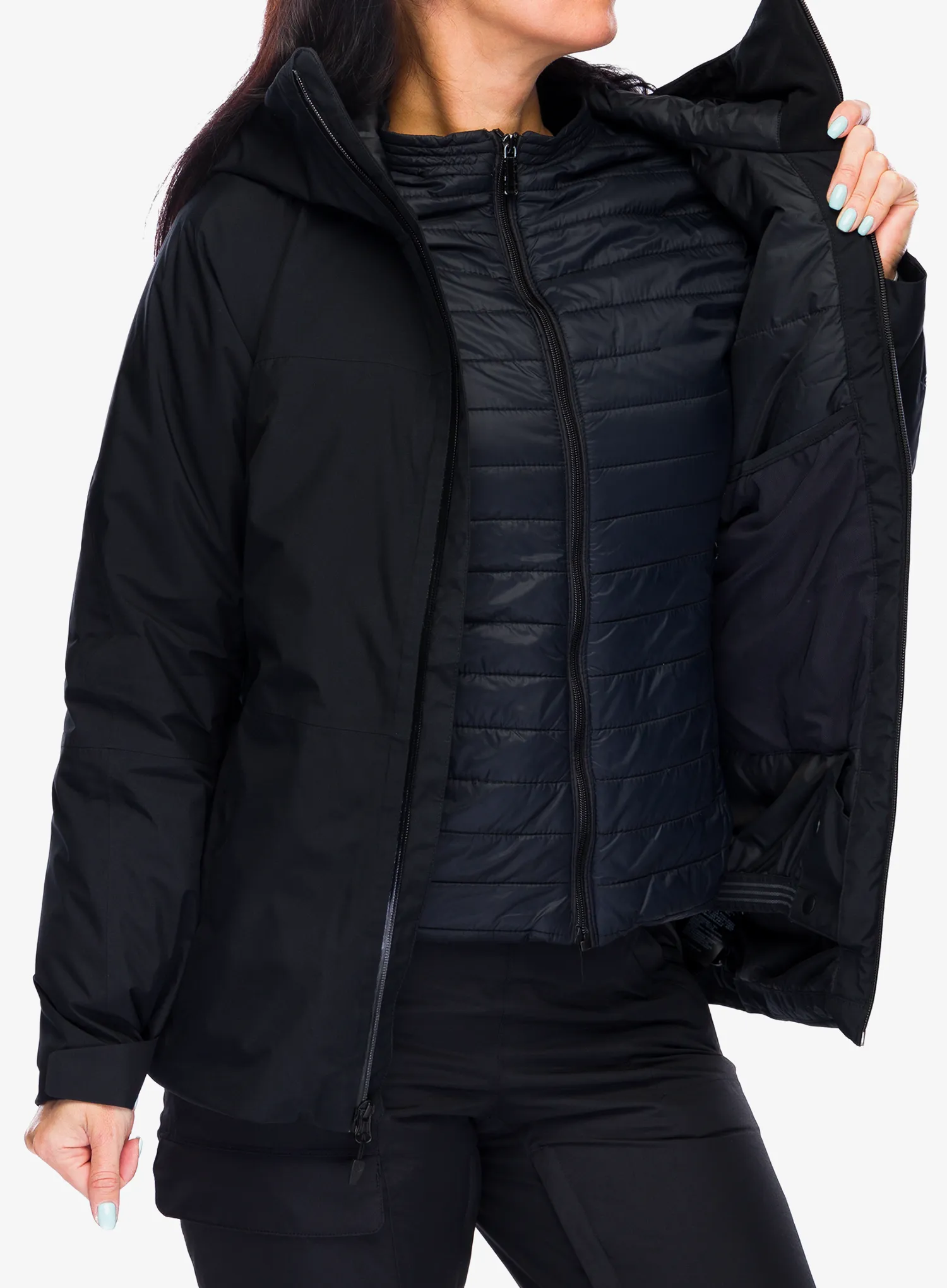 Ženska smučarska jakna Marmot Lightray Jacket - black/black