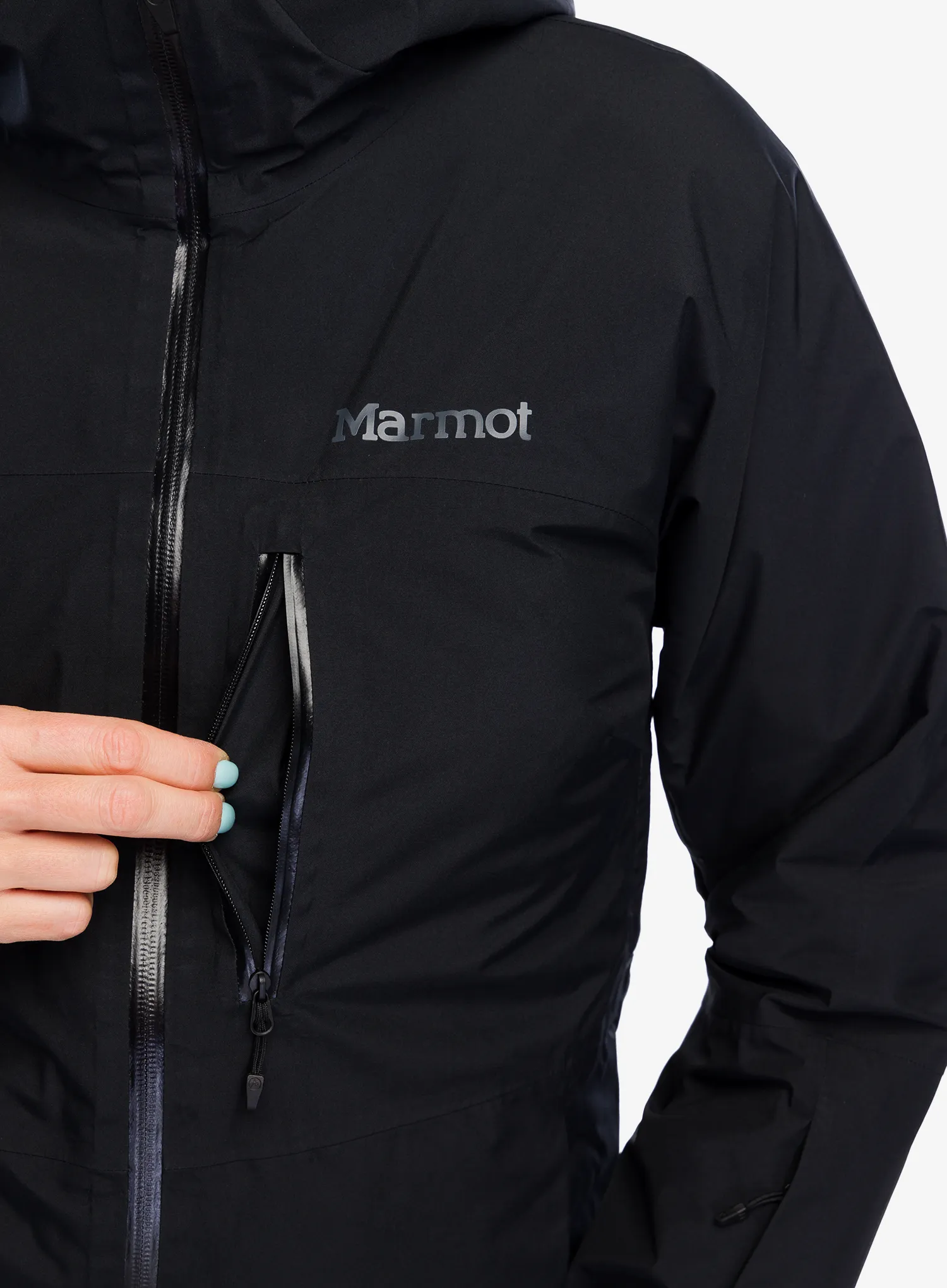 Ženska smučarska jakna Marmot Lightray Jacket - black/black