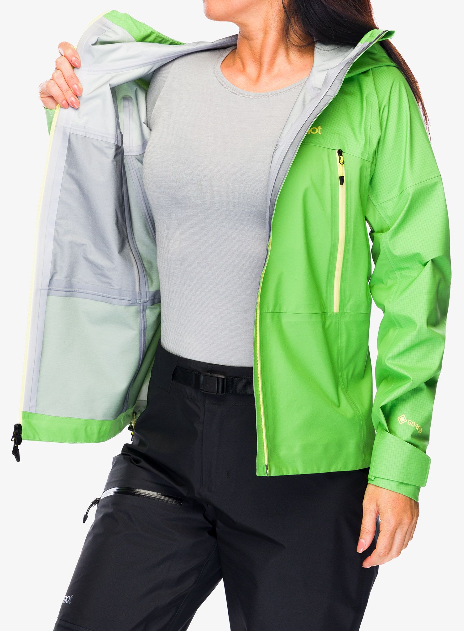 Ženske GORE-TEX jakna Marmot Mitre Peak Jacket - kiwi