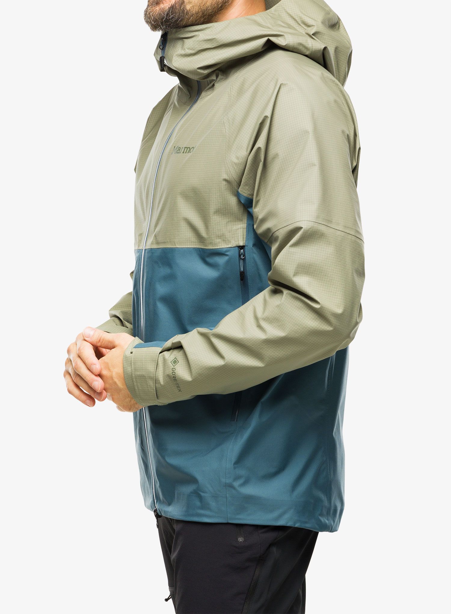 GORE-TEX jakna Marmot Mitre Peak Jacket - vetiver/moon river