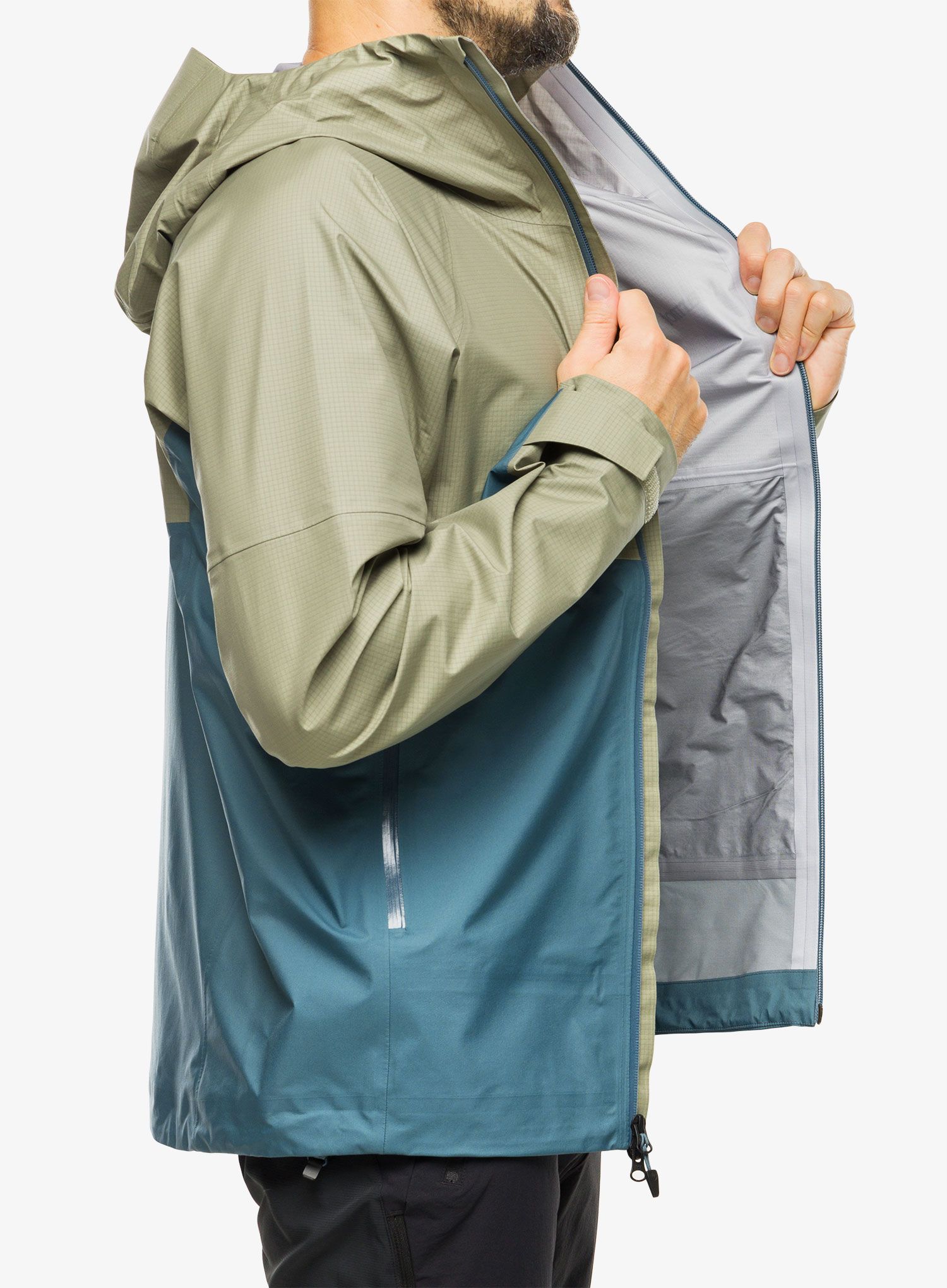 GORE-TEX jakna Marmot Mitre Peak Jacket - vetiver/moon river
