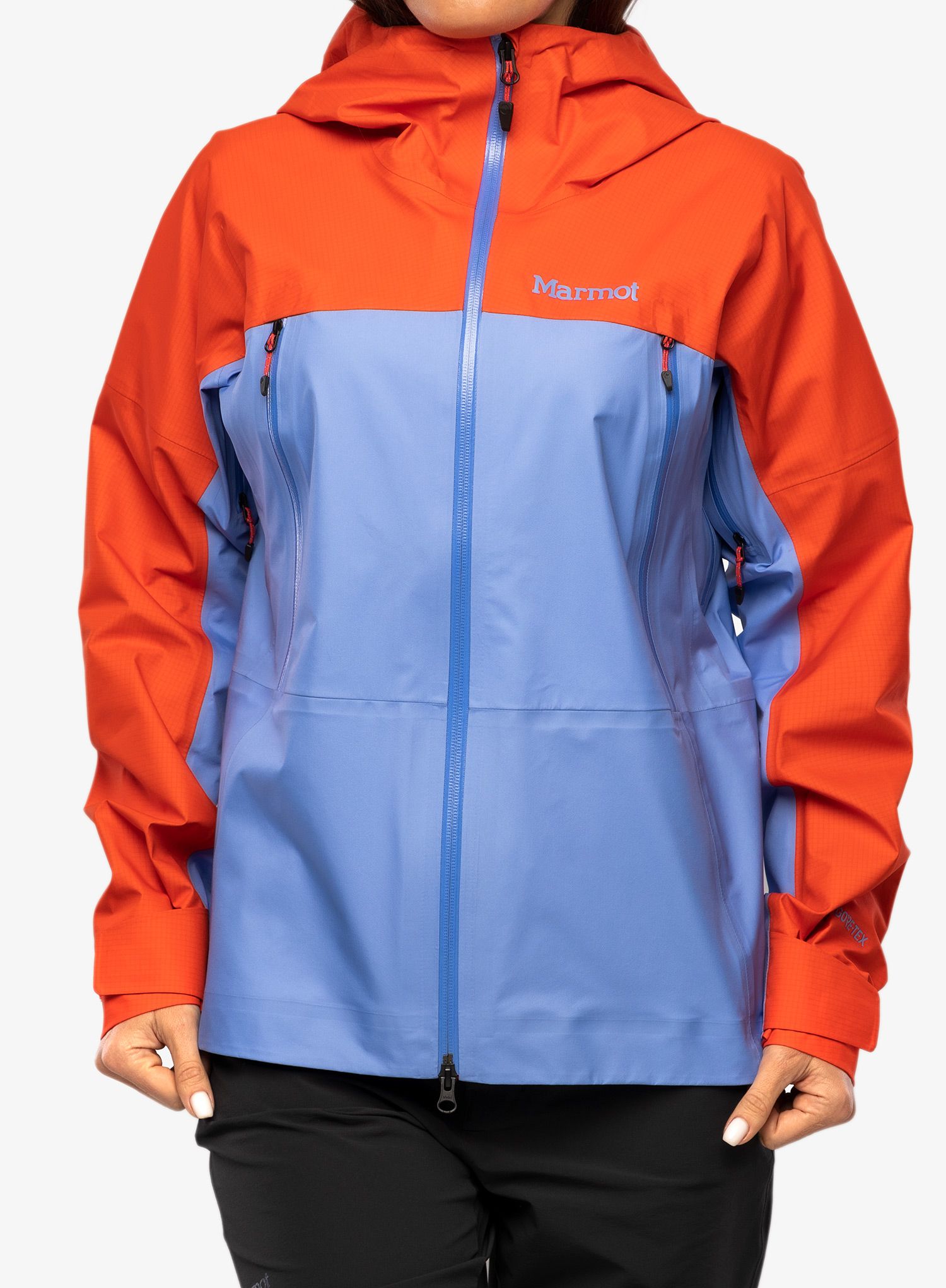 Ženske GORE-TEX jakna Marmot Mitre Peak Jacket - victory red/gateway blue