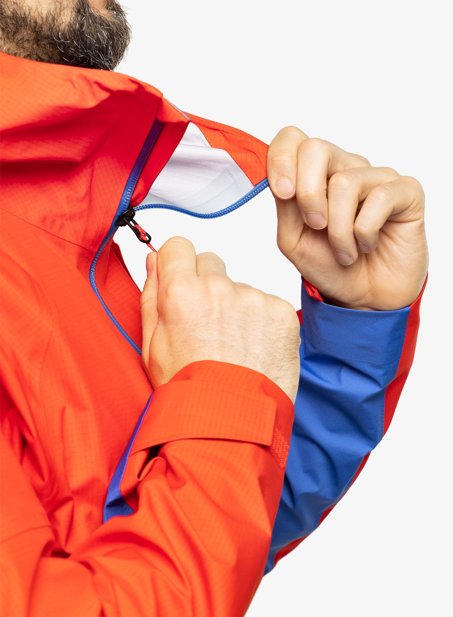 GORE-TEX jakna Marmot Mitre Peak Jacket - victory red/trail blue