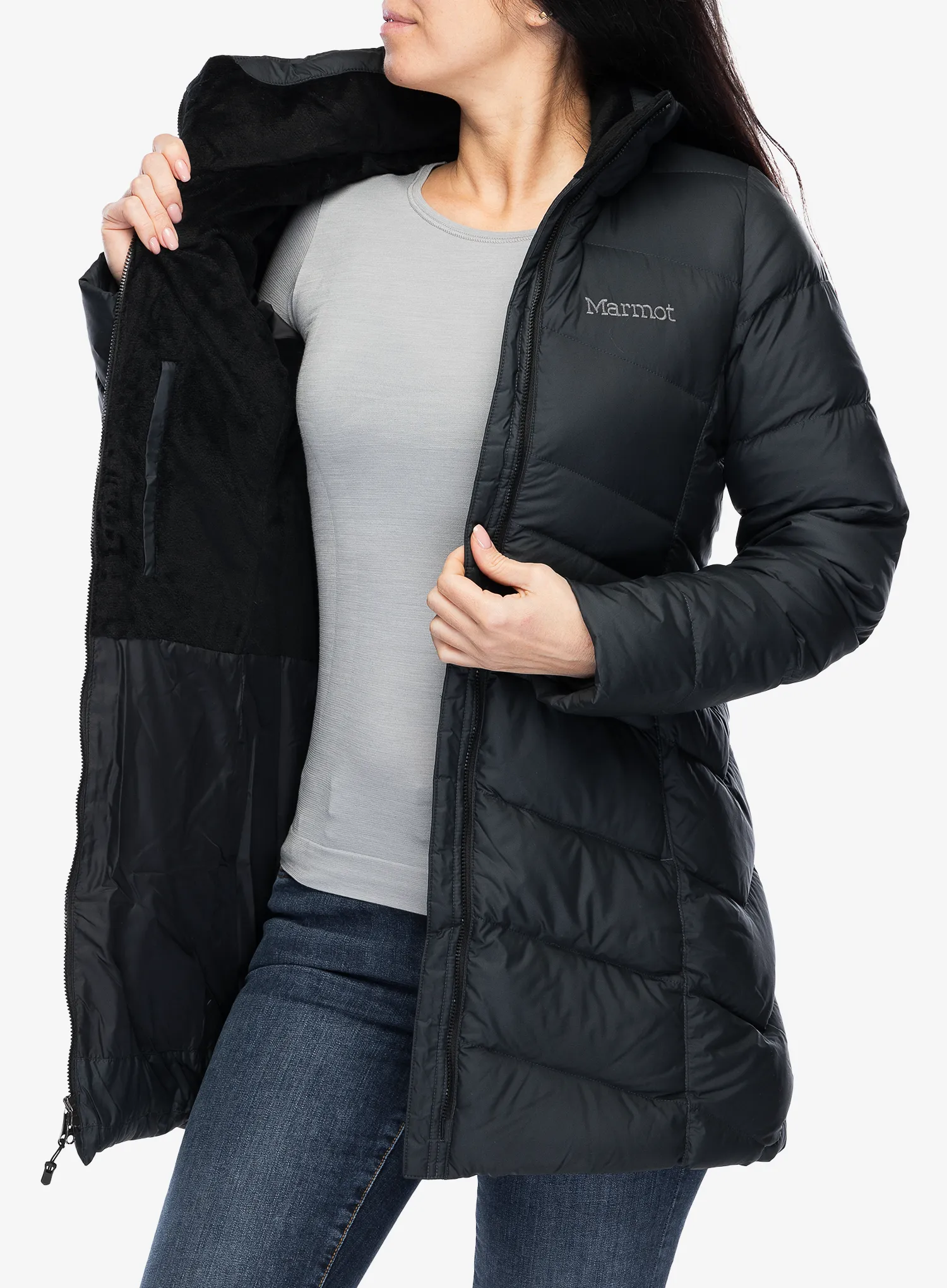 Ženska zimska jakna Marmot Montreal Coat - black/black