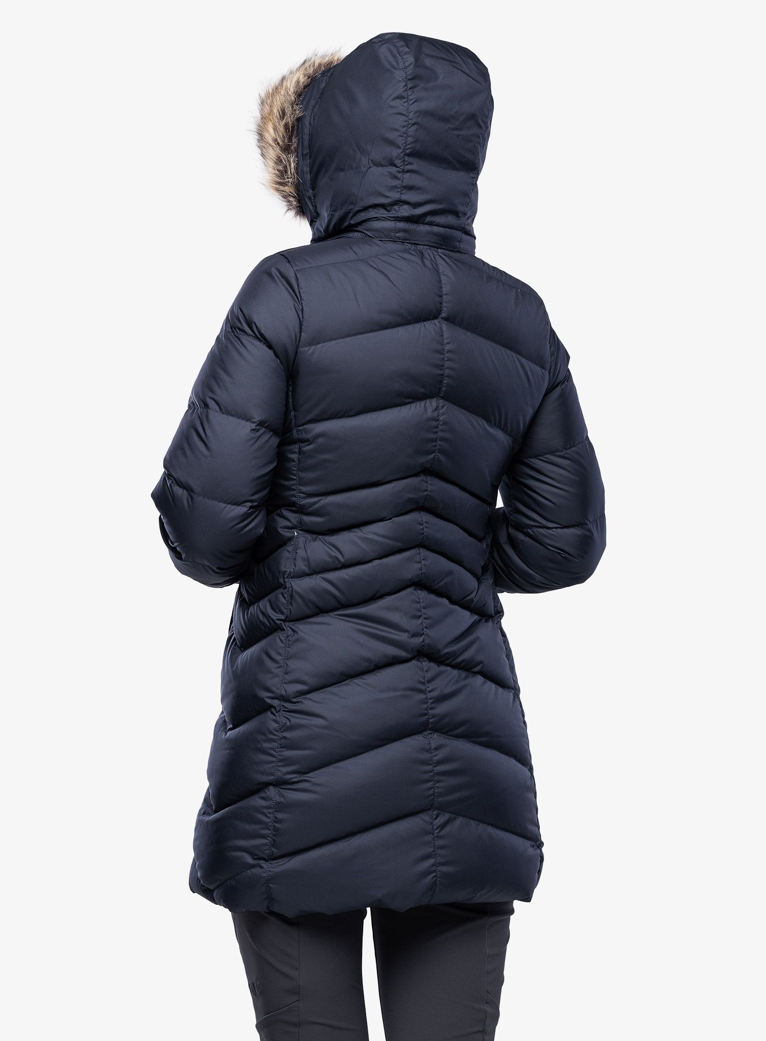 Puhast plašč Marmot Montreal Coat - midnight navy
