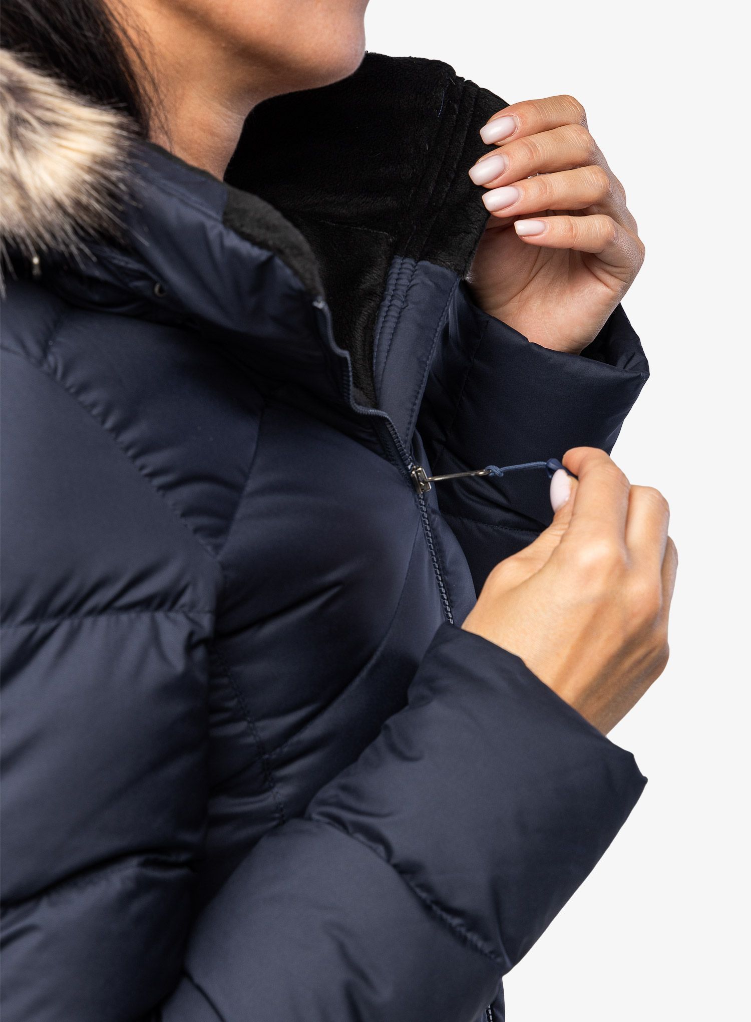 Puhast plašč Marmot Montreal Coat - midnight navy