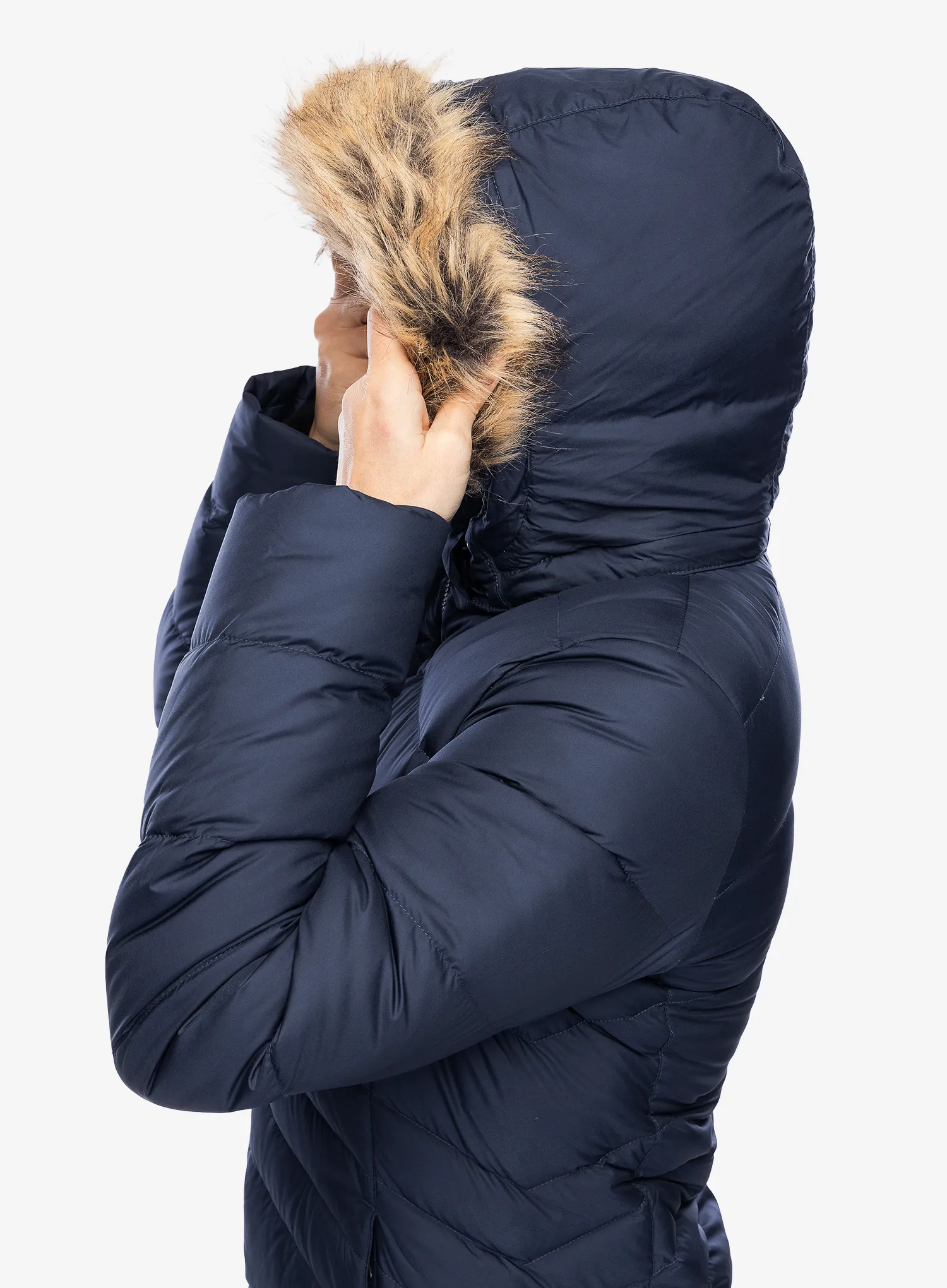 Puhast plašč Marmot Montreal Coat - midnight navy/navy