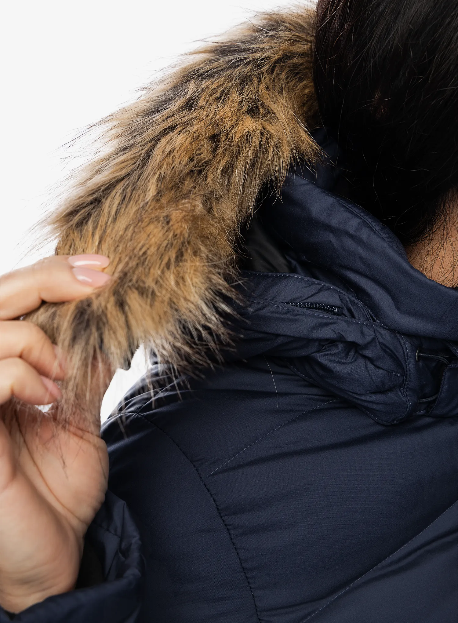 Puhast plašč Marmot Montreal Coat - midnight navy/navy