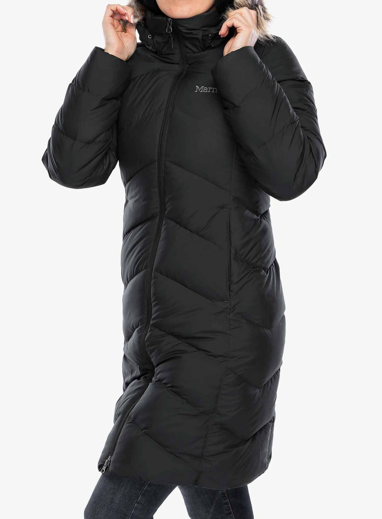 Puhast plašč Marmot Montreaux Coat - black/black