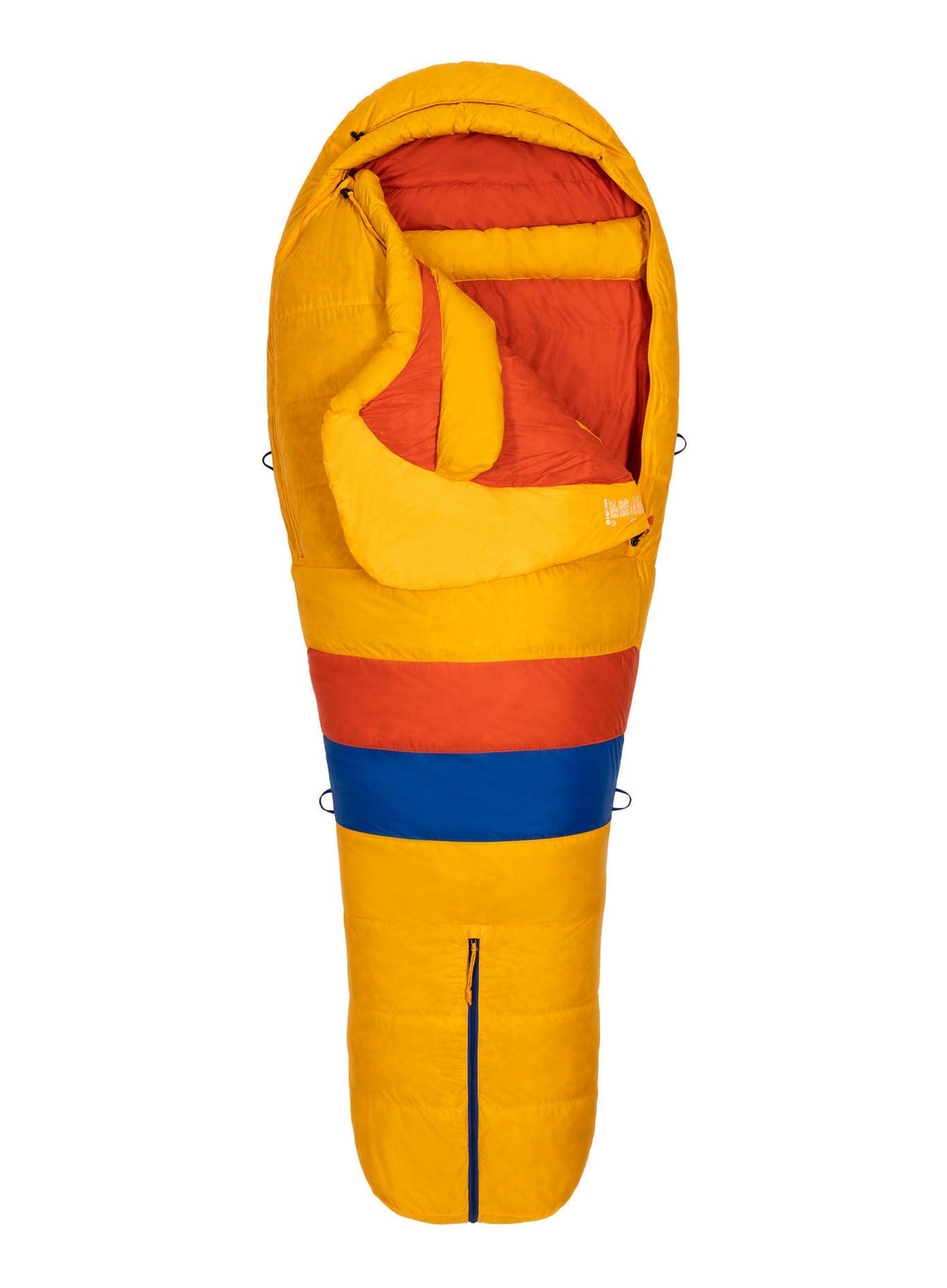 Spalna vreča Marmot Never Summer Long (198 cm) - solar/red sun