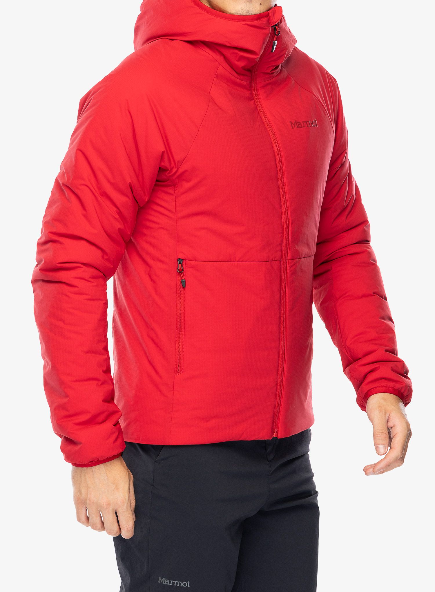 Sintetična jakna Marmot Novus Hoody - team red