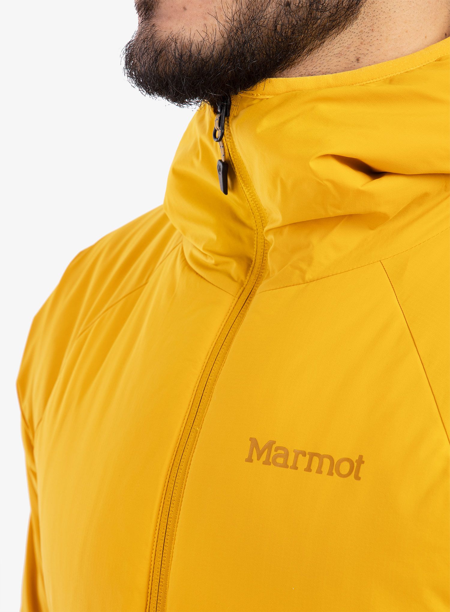 Sintetična jakna Marmot Novus Hoody - yellow gold