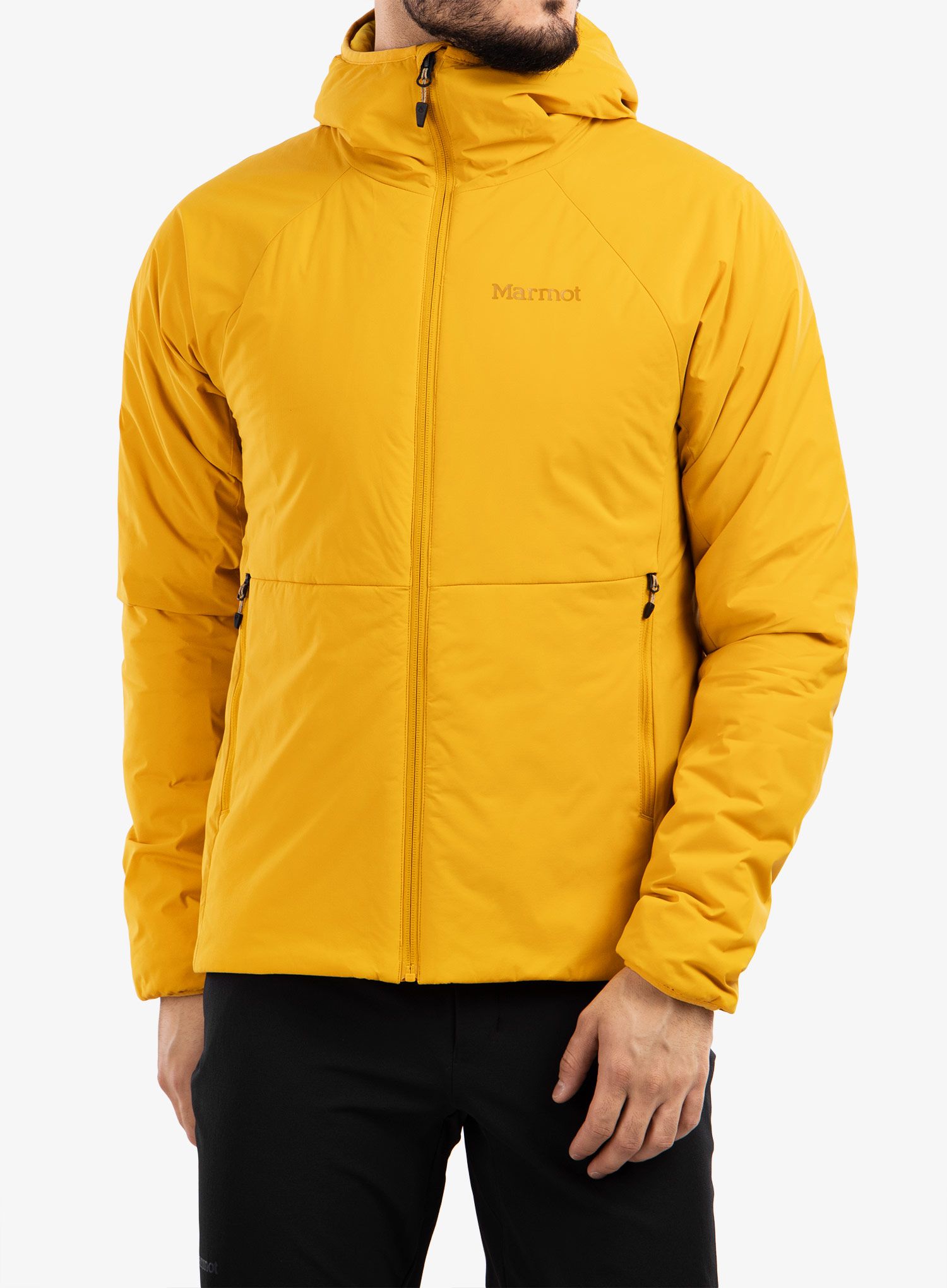 Sintetična jakna Marmot Novus Hoody - yellow gold