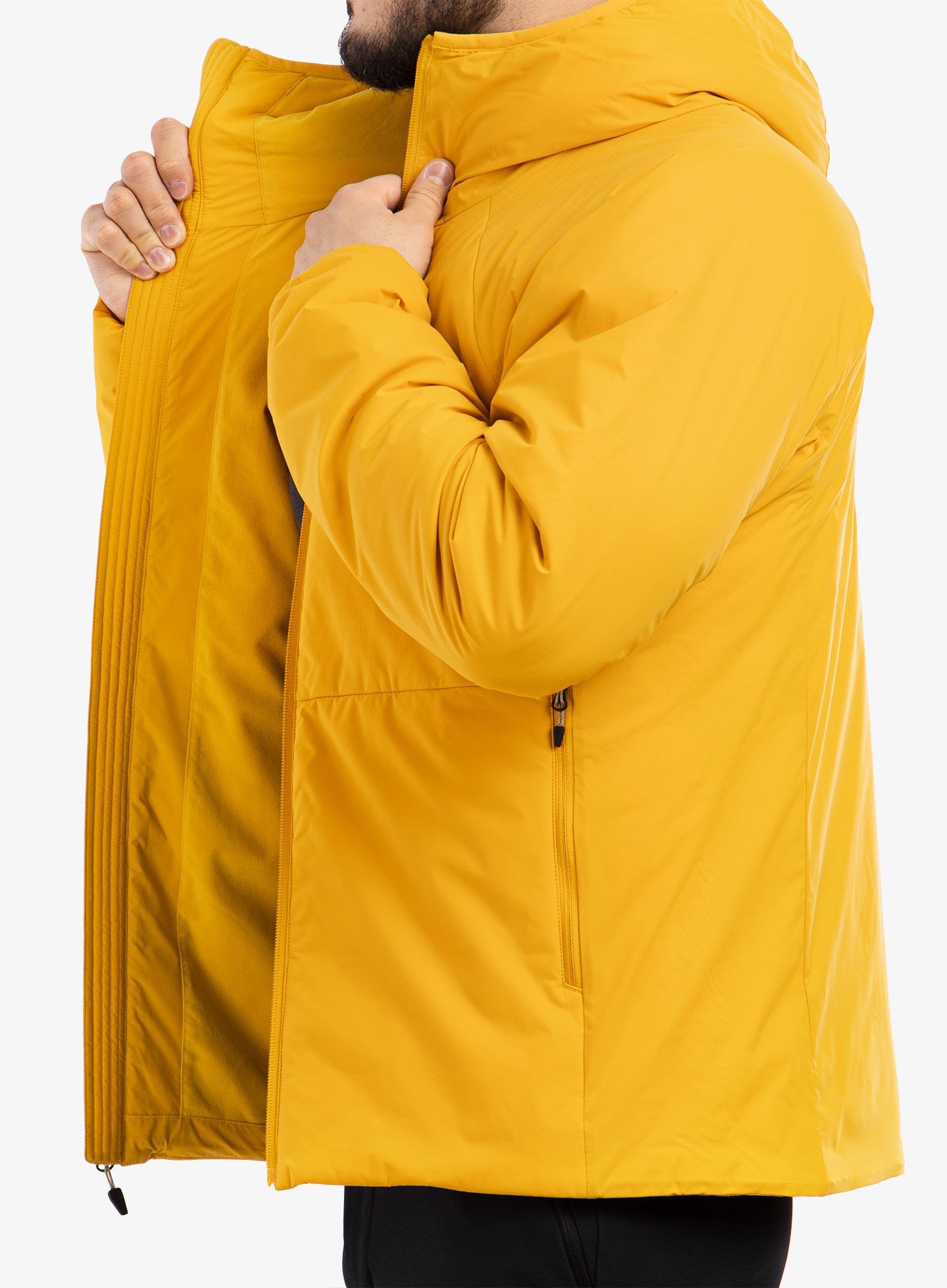 Sintetična jakna Marmot Novus Hoody - yellow gold
