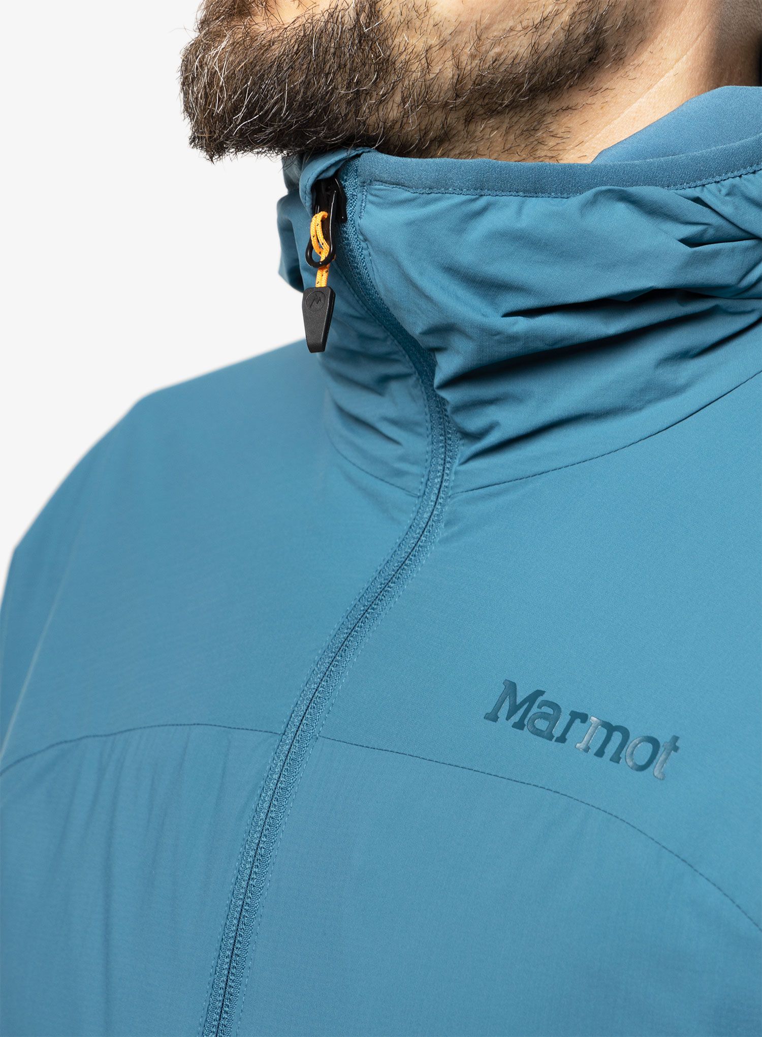 Sintetična jakna Marmot Novus LT Hybrid Hoody - dusty teal