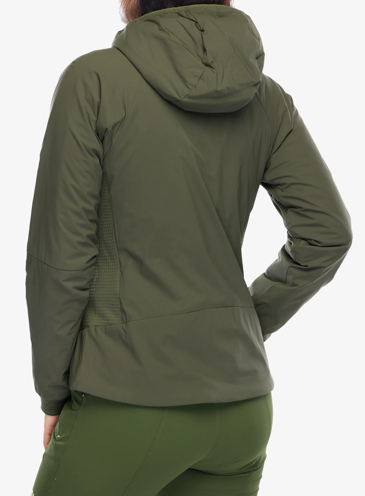 Ženska hibridna jakna Marmot Novus LT Hybrid Hoody - nori