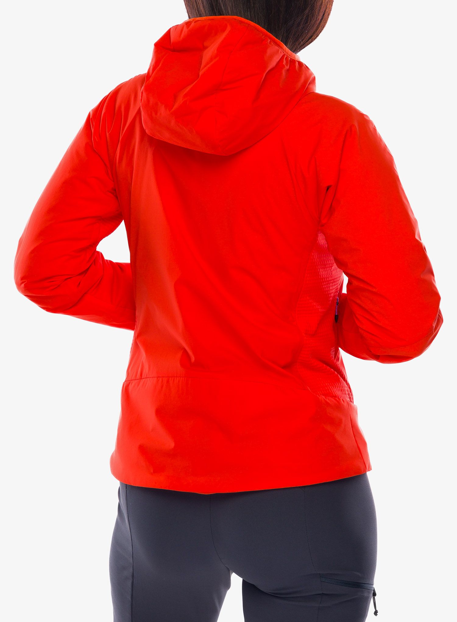 Sintetična jakna Marmot Novus LT Hybrid Hoody - red sun