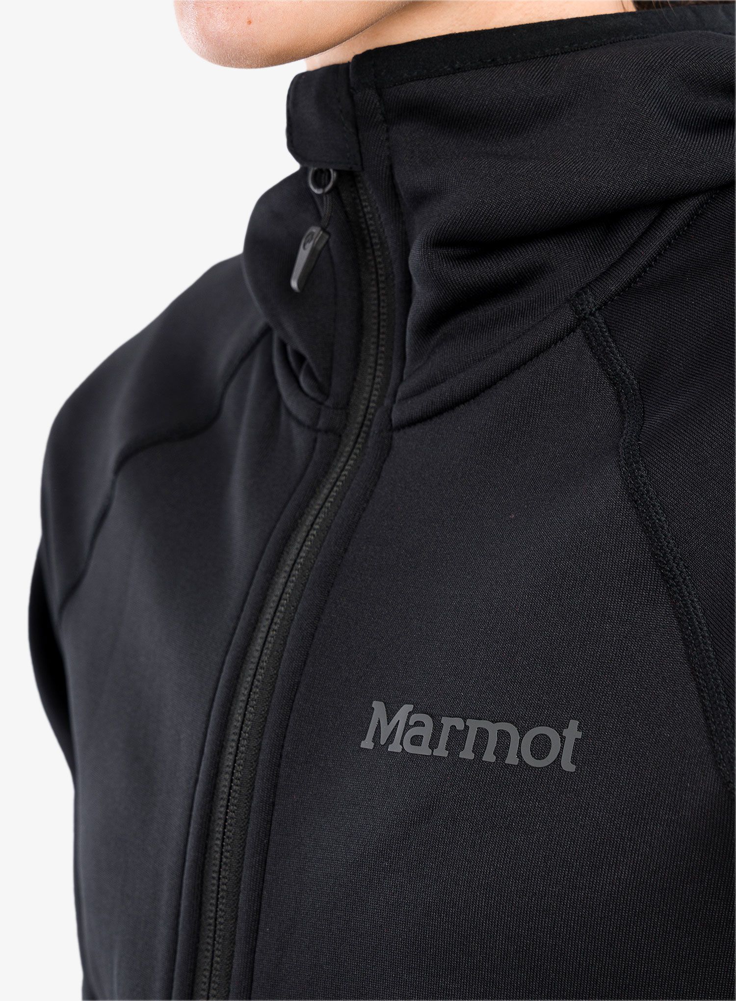 Ženski flis Marmot Olden Polartec Hoody - black