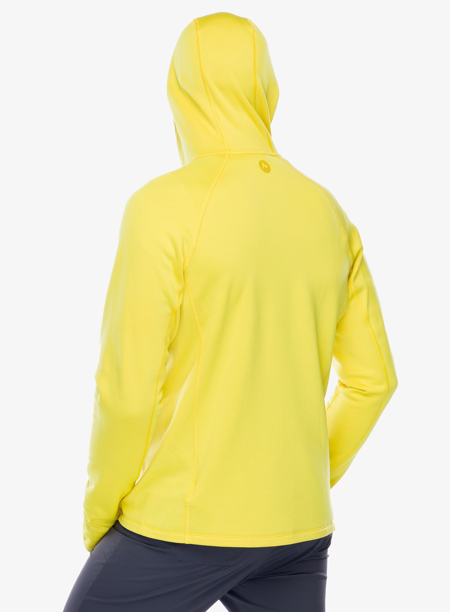Jopica s kapuco Marmot Olden Polartec Hoody - limelight