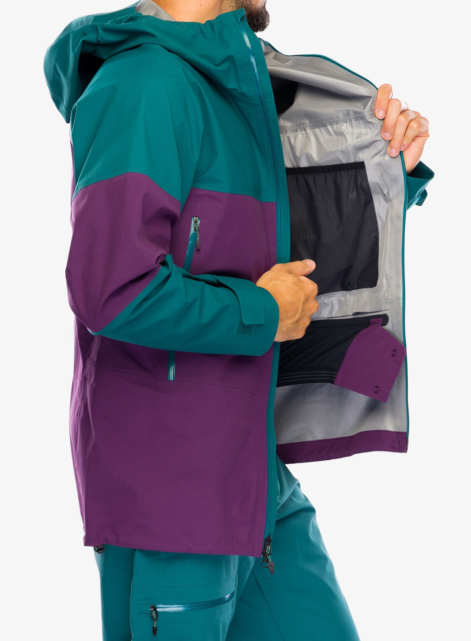 Smučarska jakna Marmot Orion GORE-TEX Jacket - dark jungle/purple fig