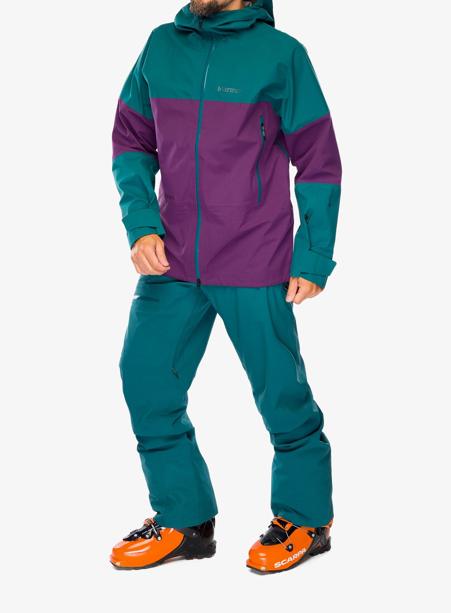 Smučarska jakna Marmot Orion GORE-TEX Jacket - dark jungle/purple fig